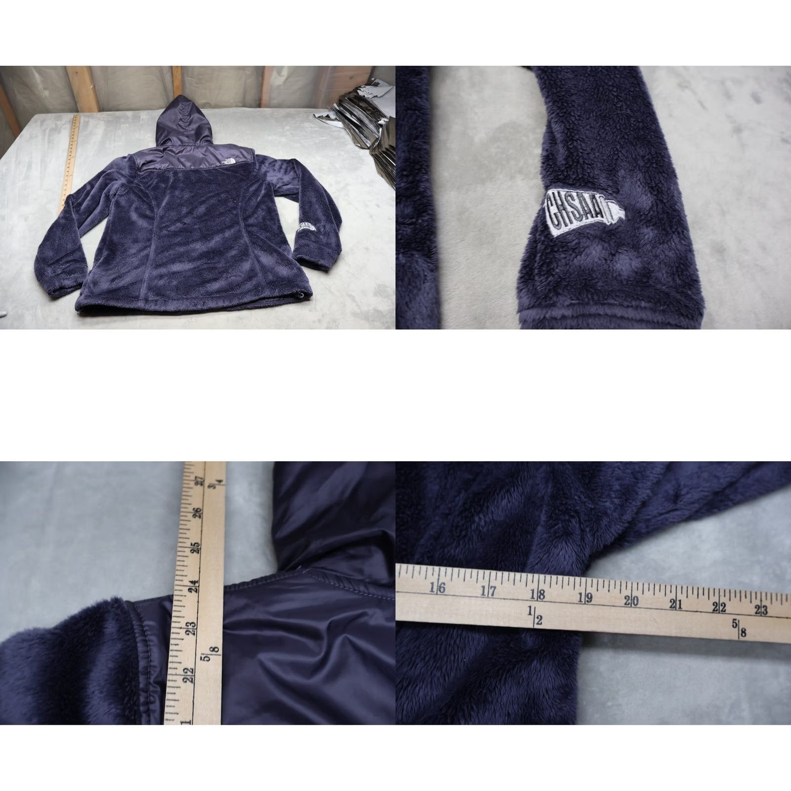 The North Face The North Face Osito Jacket Womens L Purple Fleece Full Zip Hooded Outdoor Size L / US 10 / IT 46 - 8 Thumbnail