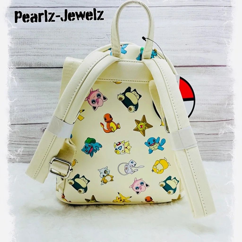 Disney Loungefly Pokemon Character Allover AOP Backpack Pikachu Bu Size ONE SIZE - 3 Thumbnail