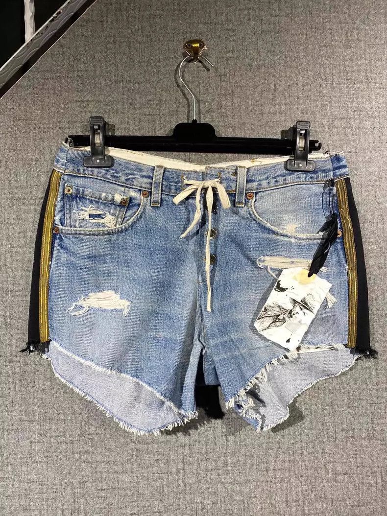 Greg Lauren Greg Lauren size2 Women's shorts Size 25" / US 0 / IT 36 - 1 Thumbnail