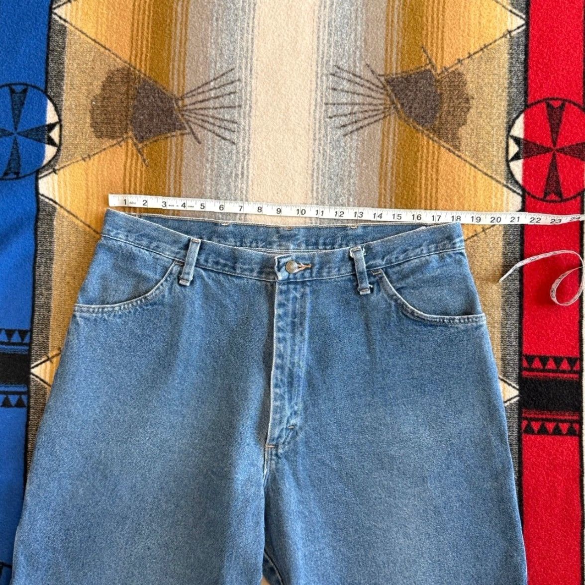 Wrangler VINTAGE Wrangler Carpenter Denim Jean Shorts Size 36 Blue Denim Workwear 90s Y2K Grunge Skate Mens Size US 36 / EU 52 - 5 Thumbnail