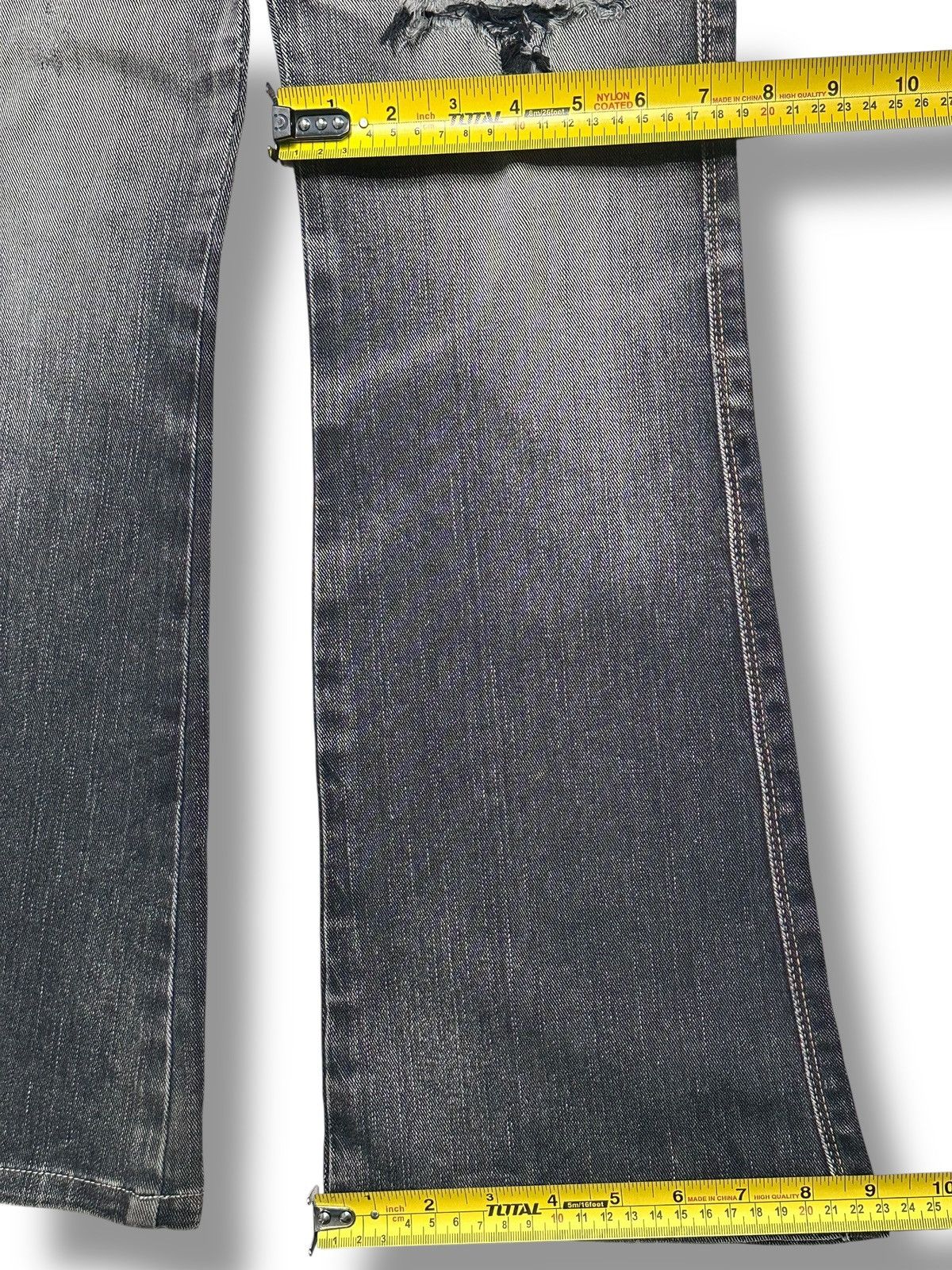Edwin Something x Edwin Vienus Jean Vintage Distressed Bootcut Size US 28 / EU 44 - 19 Thumbnail