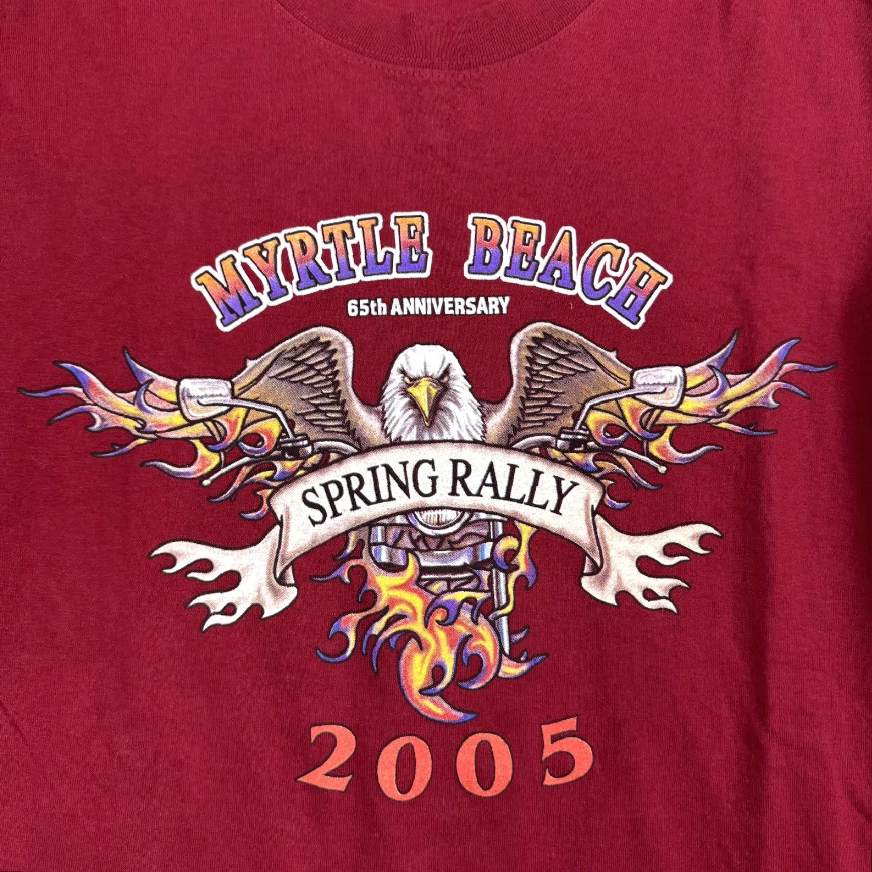 Vintage VINTAGE Myrtle Beach Spring Biker Rally 2005 Long Sleeve Shirt Adult Large Flame Size US L / EU 52-54 / 3 - 2 Thumbnail