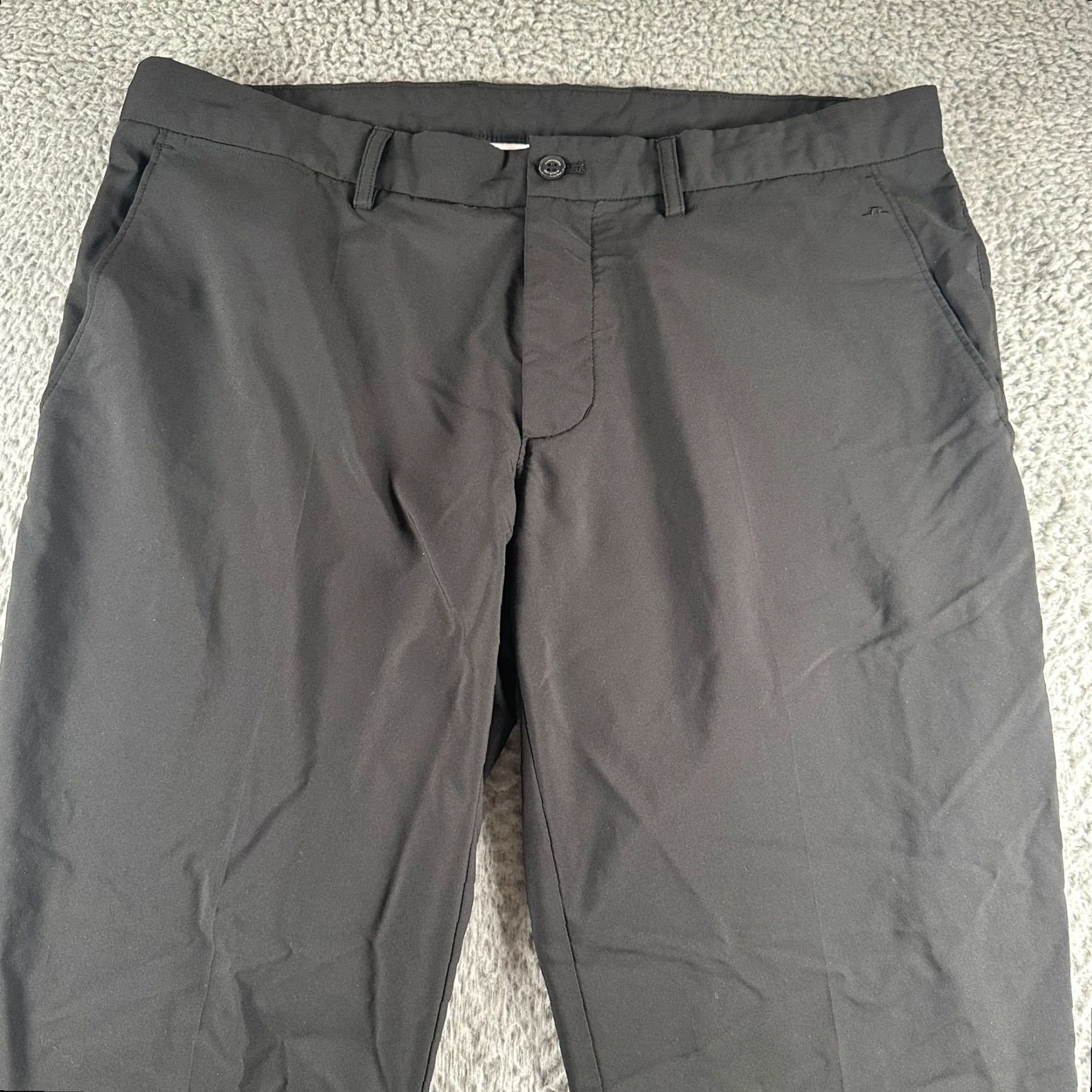 J.Lindeberg J.Lindeberg Pants Mens 36x30 Black Slim Stretch Tech Chino Golf Performance Size US 36 / EU 52 - 2 Thumbnail