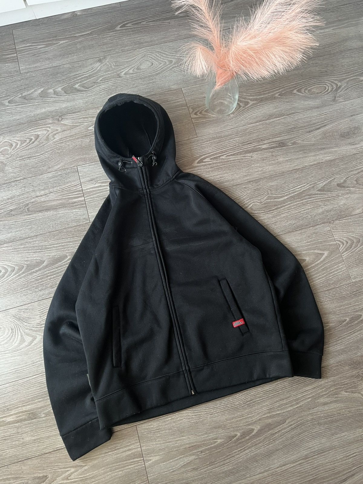 Affliction × No Fear ‼️Archival No Fear Triple Black Avant Garde Rare Zip Hoodie‼️ Size US L / EU 52-54 / 3 - 6 Thumbnail