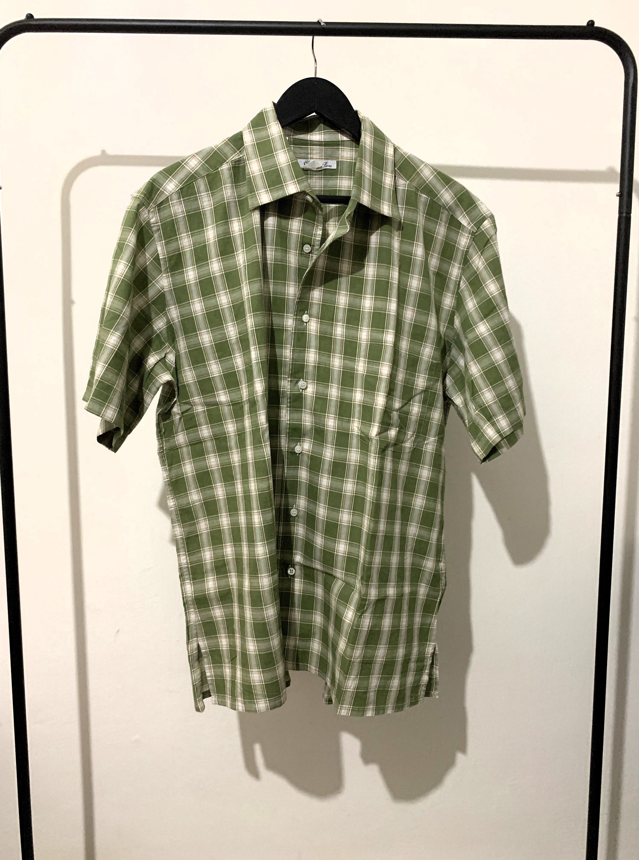 Loro Piana Plaid S/S Shirt Size US XL / EU 56 / 4 - 1 Thumbnail