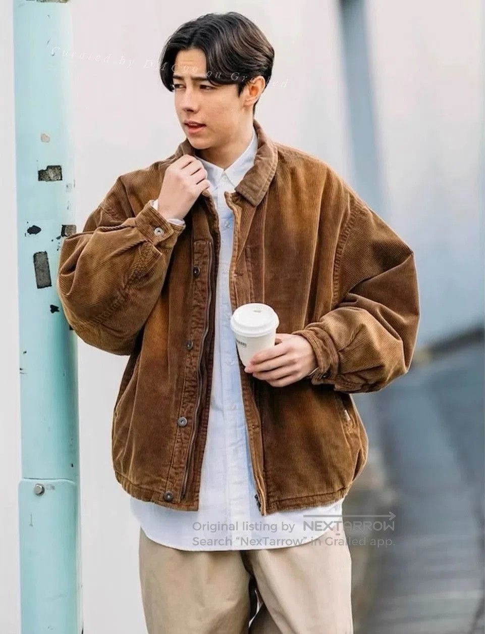Nautica Nautica Japan Gradient Corduroy Jacket. Size US L / EU 52-54 / 3 - 7 Thumbnail