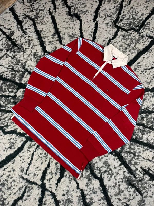 Tommy Hilfiger Tommy Hilfiger vintage striped rugby polo shirt white S red Size US S / EU 44-46 / 1 - 2 Thumbnail