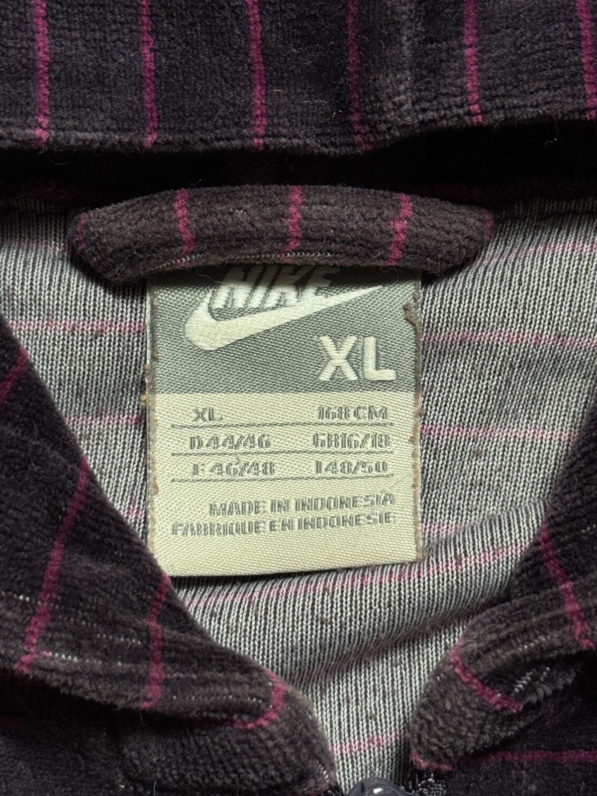 Nike VINTAGE VELOUR NIKE 2000s ZIP UP HOODIE Size XL / US 12-14 / IT 48-50 - 5 Thumbnail