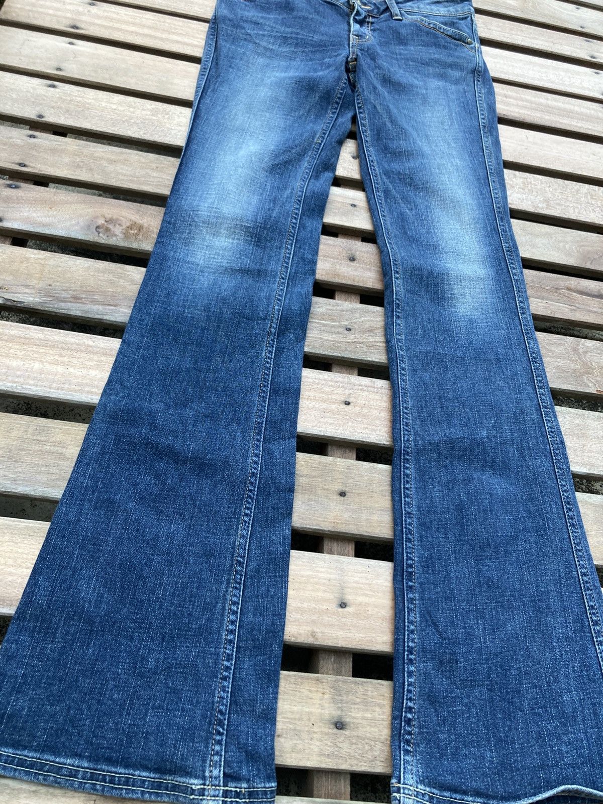 Johnbull Johnbull Blue Japan Flare Jeans Size 28" / US 6 / IT 42 - 3 Thumbnail