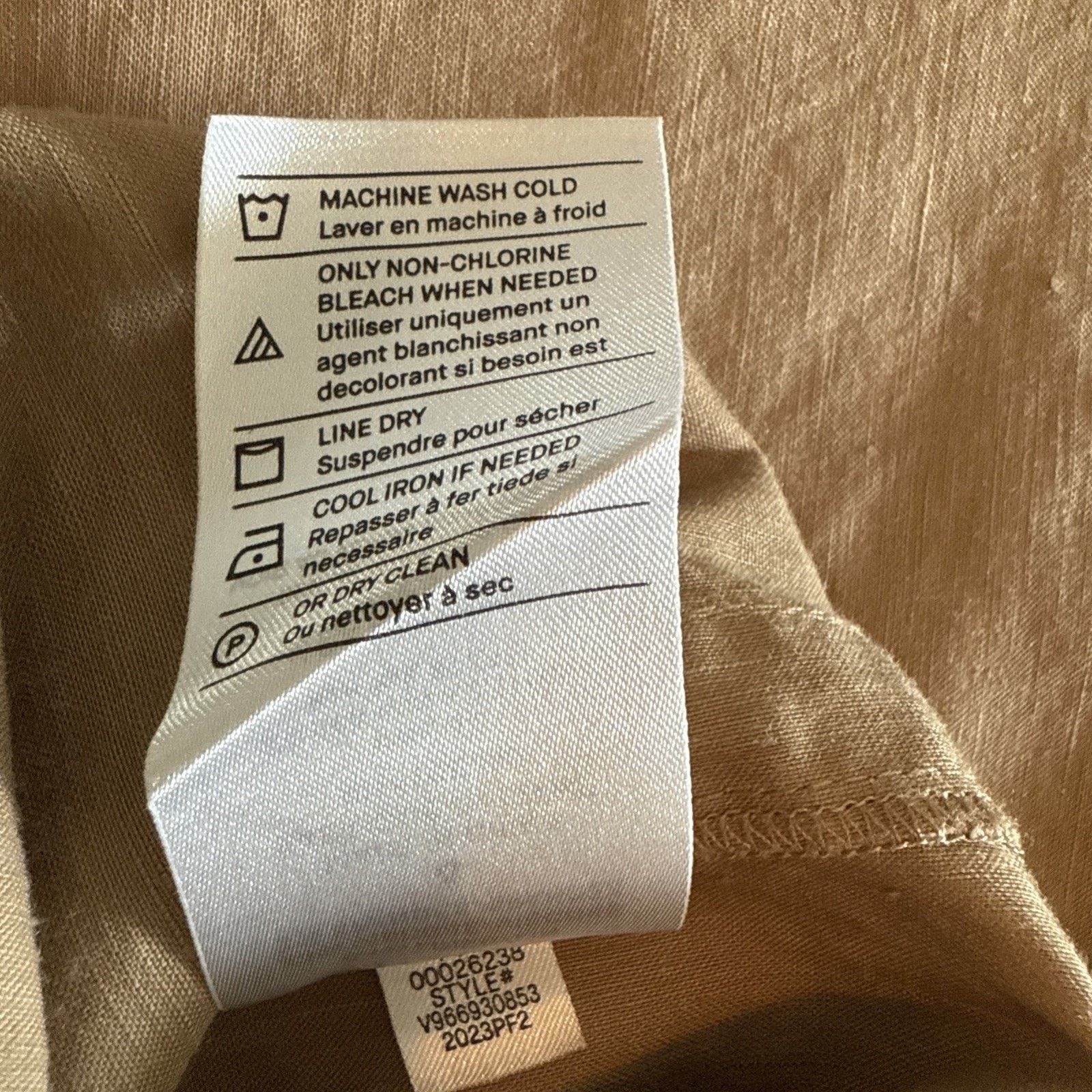 Vince Vince Buckle Khaki linen-blend wrap Midi skirt buckle Size 27" / US 4 / IT 40 - 9 Thumbnail