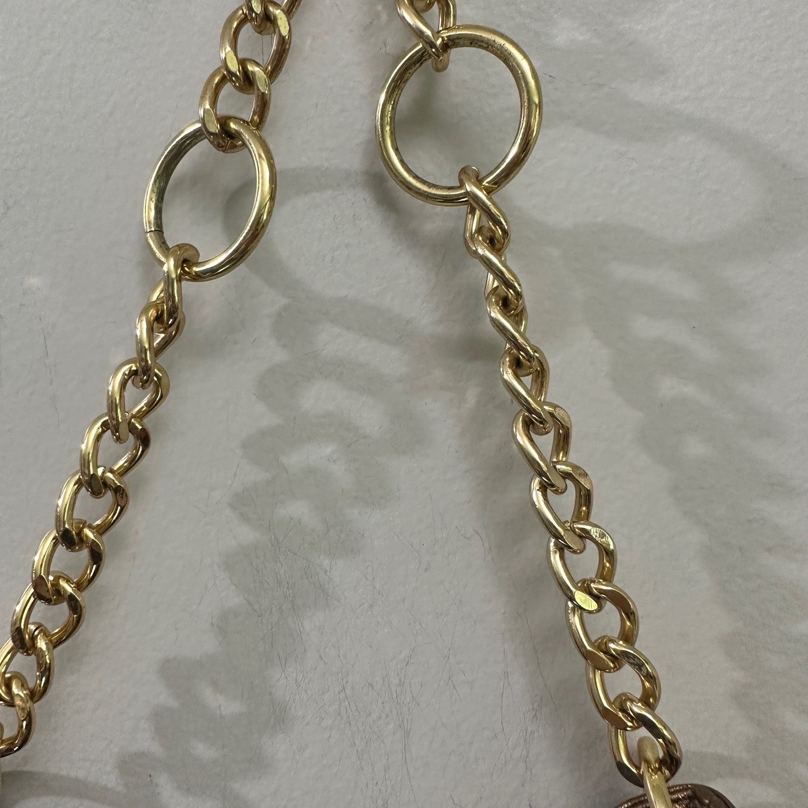 Bcbgmaxazria Gold Bronze Look Quilted Purse Black Velvet Bow Chain Size ONE SIZE - 9 Thumbnail