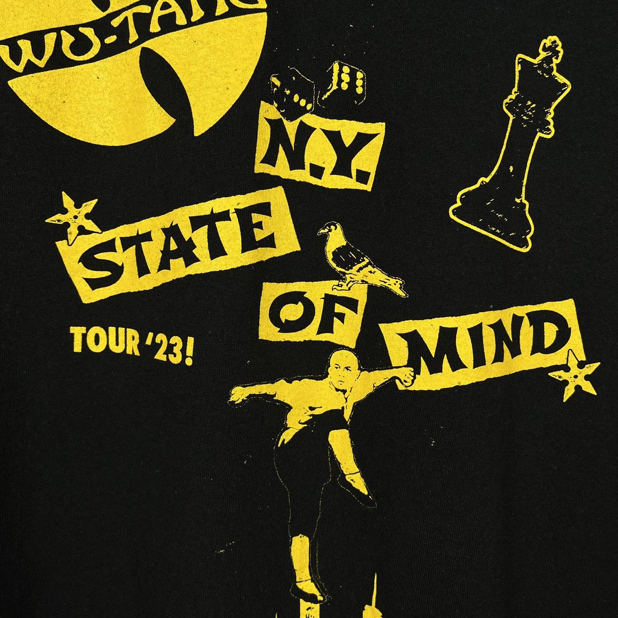 Wu-Tang Clan Rare Wu Tang Clan N.Y. State of mind tour tee 2023 Size US L / EU 52-54 / 3 - 4 Thumbnail