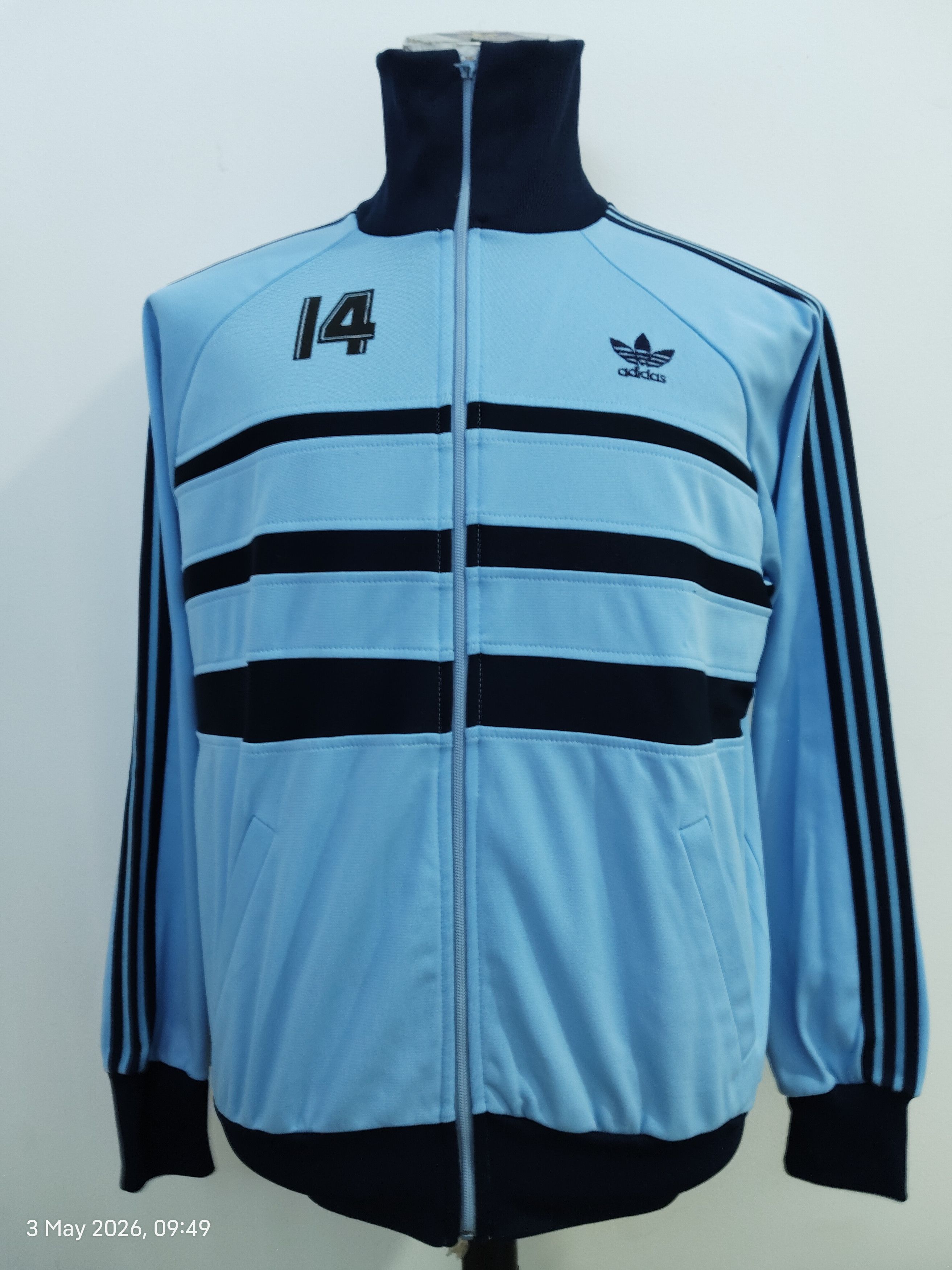 Adidas Rare 70s Adidas Ventex Tracktop - Italian Football Blokecore Size US L / EU 52-54 / 3 - 1 Thumbnail