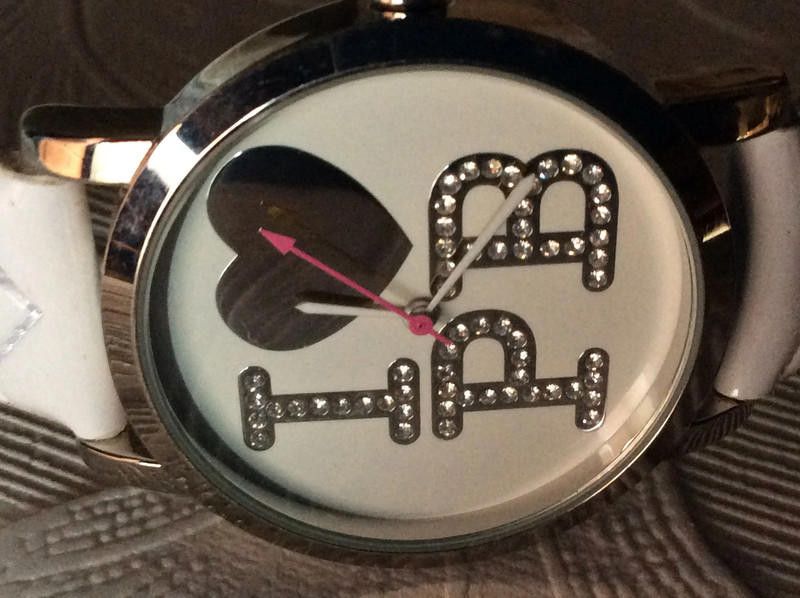Designer Paul's Boutique white leather strap watch Size ONE SIZE - 5 Thumbnail