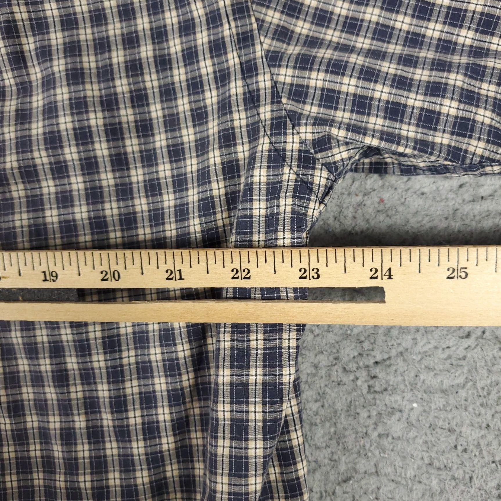 Tommy Hilfiger Tommy Hilfiger Gray Plaid Button-Up Shirt Men’s Medium Short Sleeve Casual Size US M / EU 48-50 / 2 - 6 Thumbnail