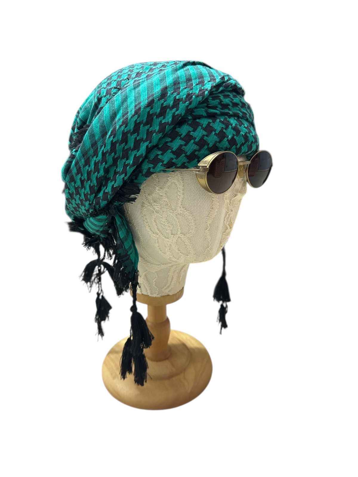 Katharine Hamnett London HAMNETT SQUARE SHIMAGH KEFFIYEH ARABIC SCARF Size ONE SIZE - 2 Thumbnail