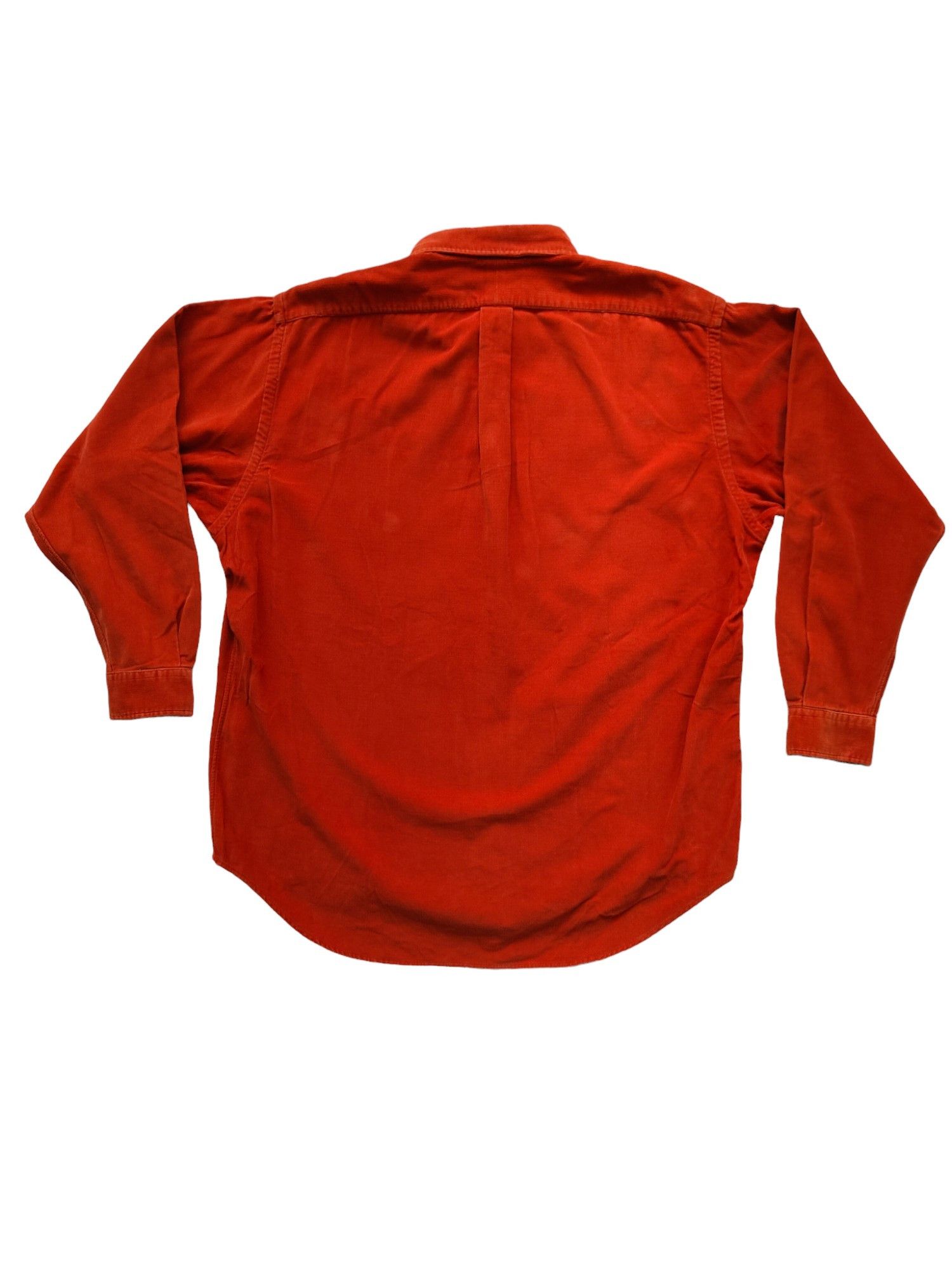 Ralph Lauren Ralph Lauren Orange Corduroy Shirt Size US L / EU 52-54 / 3 - 2 Thumbnail
