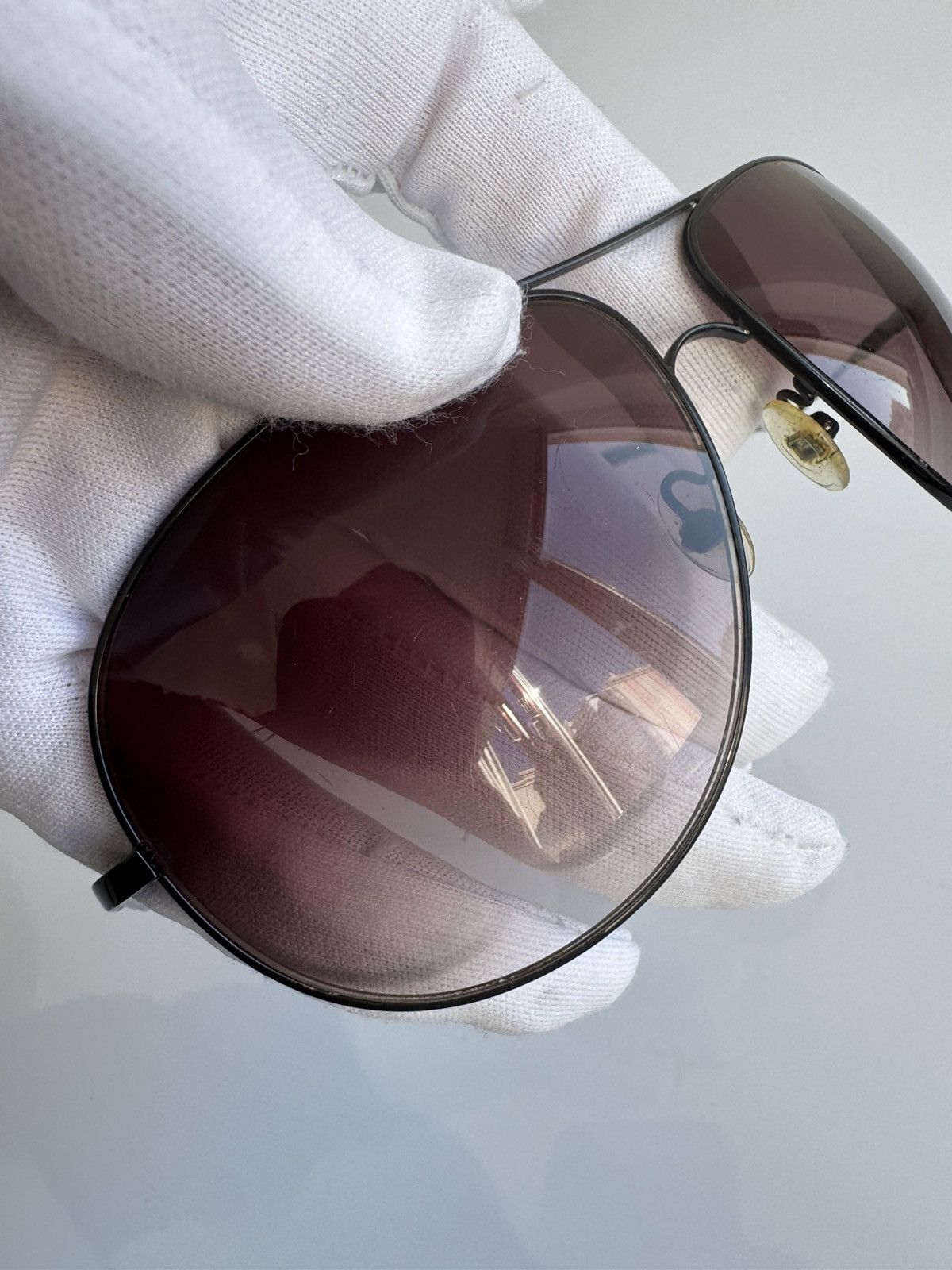 Vintage Exte Black Aviator Sunglasses Size ONE SIZE - 11 Thumbnail