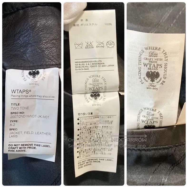 Wtaps Wtaps leather clothing Size US L / EU 52-54 / 3 - 6 Thumbnail