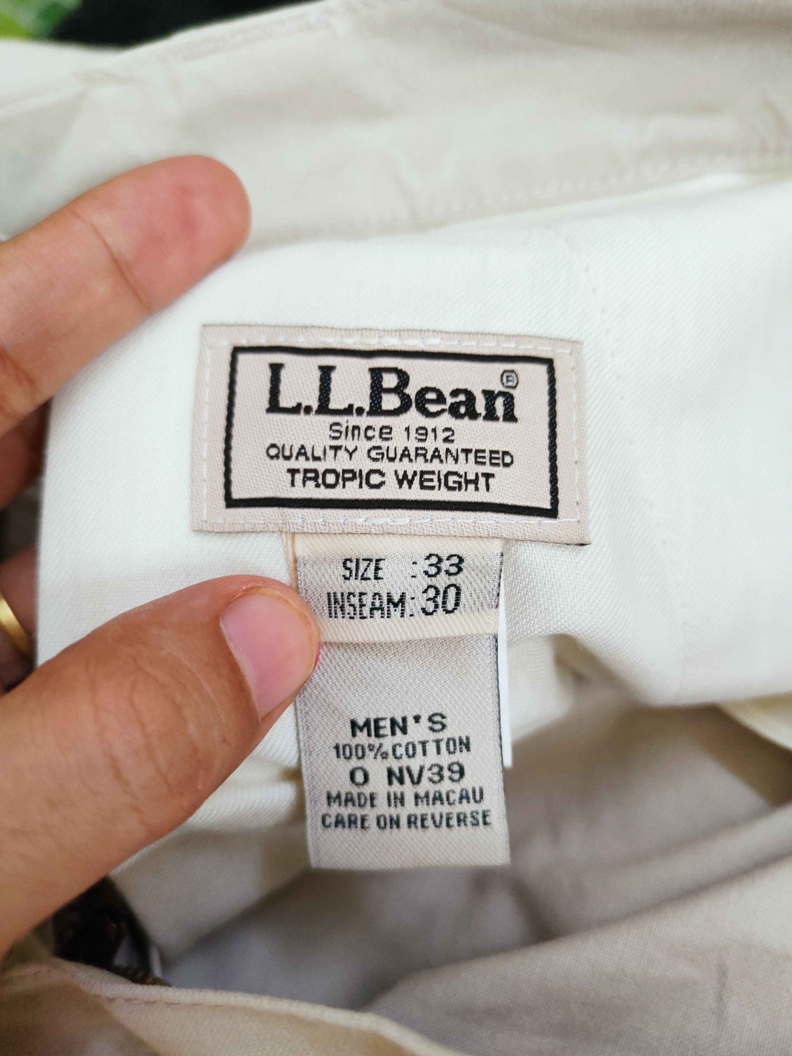 L.L. Bean L.L.Bean Beige Multipocket Tactical Cargo Pants #W267 Size US 33 - 13 Thumbnail
