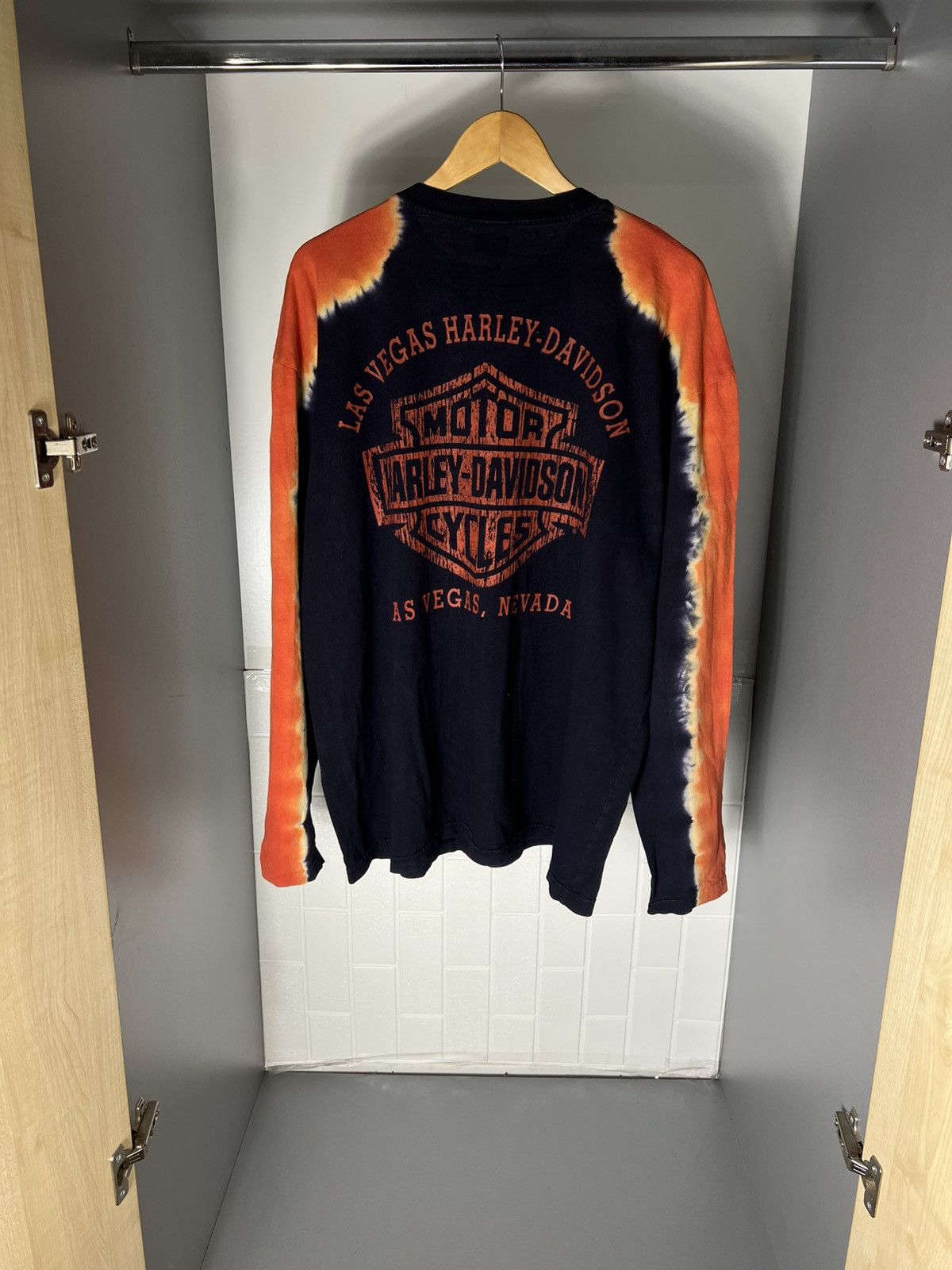 Harley Davidson VINTAGE HARLEY DAVIDSON MOTORCYCLE LAS VEGAS 1995 RETRO Y2K Size US XL / EU 56 / 4 - 20 Thumbnail