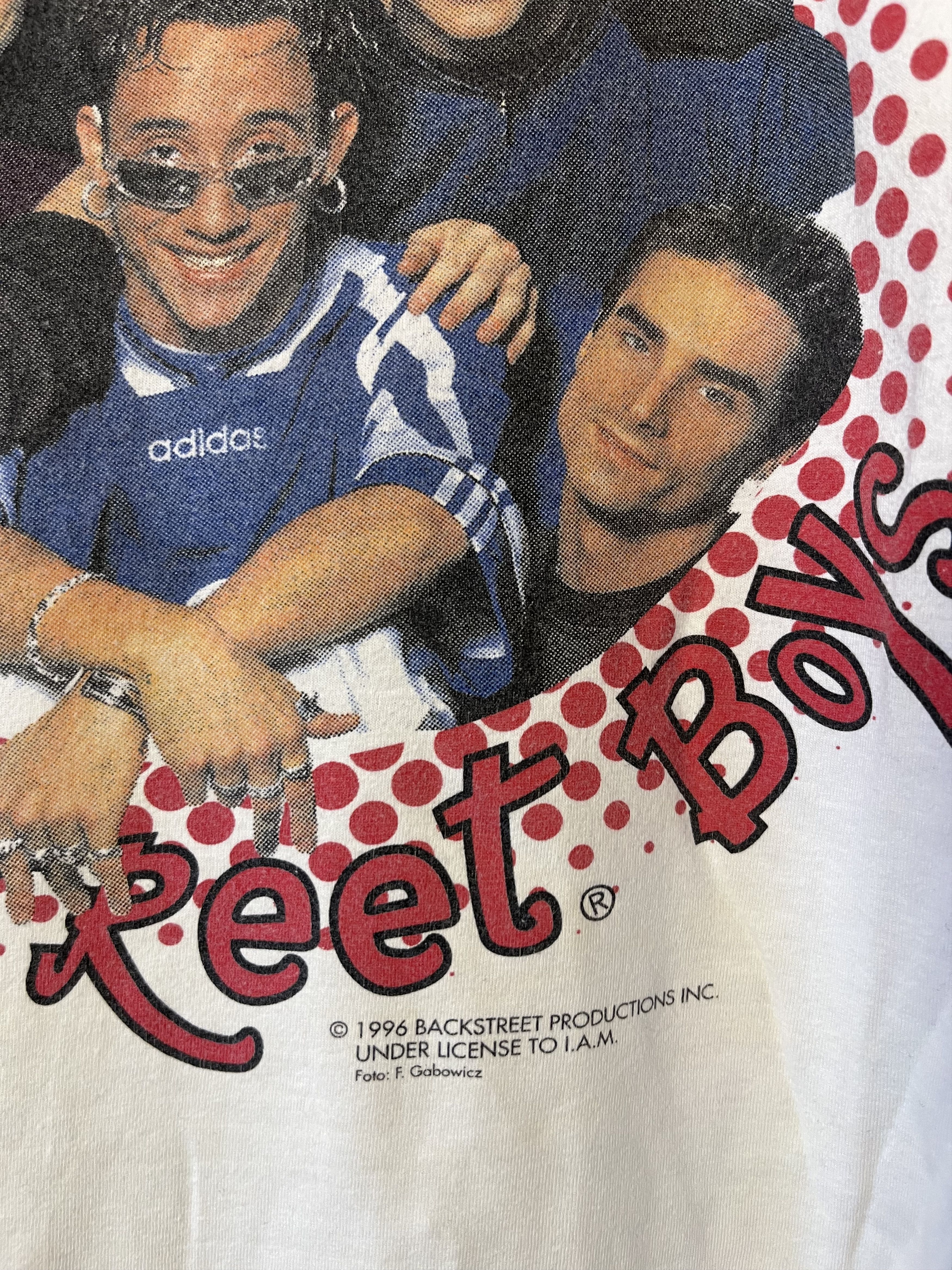 Band Tees × Rap Tees × Vintage Backstreet Boys 96' Under License to I.A.M T Shirt Size US XL / EU 56 / 4 - 4 Thumbnail