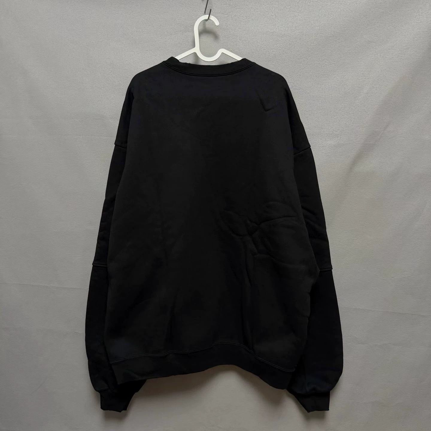 Balenciaga Balenciaga 21SS Marathon Print Distressed CrewneckSweatshirt Size US S / EU 44-46 / 1 - 4 Thumbnail