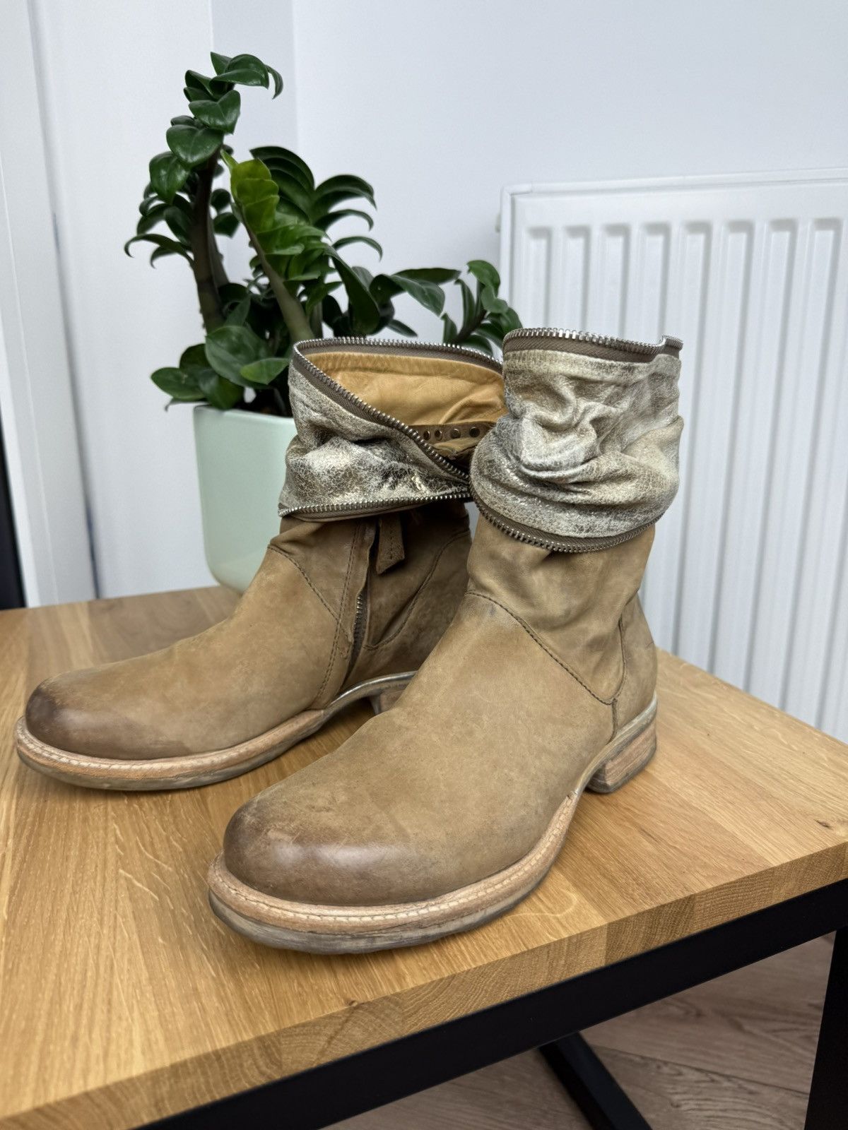A.S.98 A.S 98 Brown Calfskin Leather Women’s Boots Size 38 Size US 8 / IT 38 - 4 Thumbnail