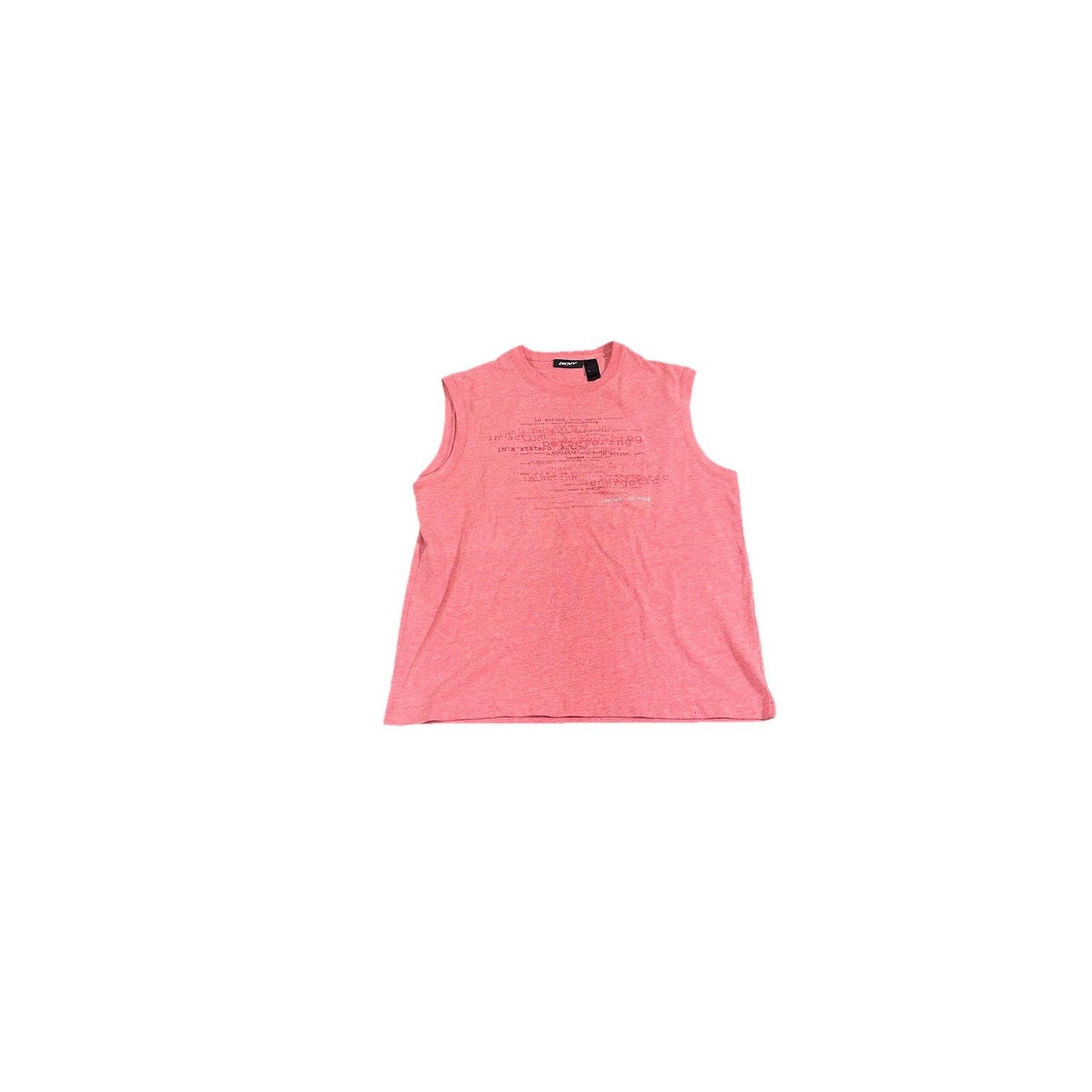 DKNY Vintage DKNY Active Tank Top Sleeveless Graphic Gym Y2K Stre Size US L / EU 52-54 / 3 - 1 Thumbnail