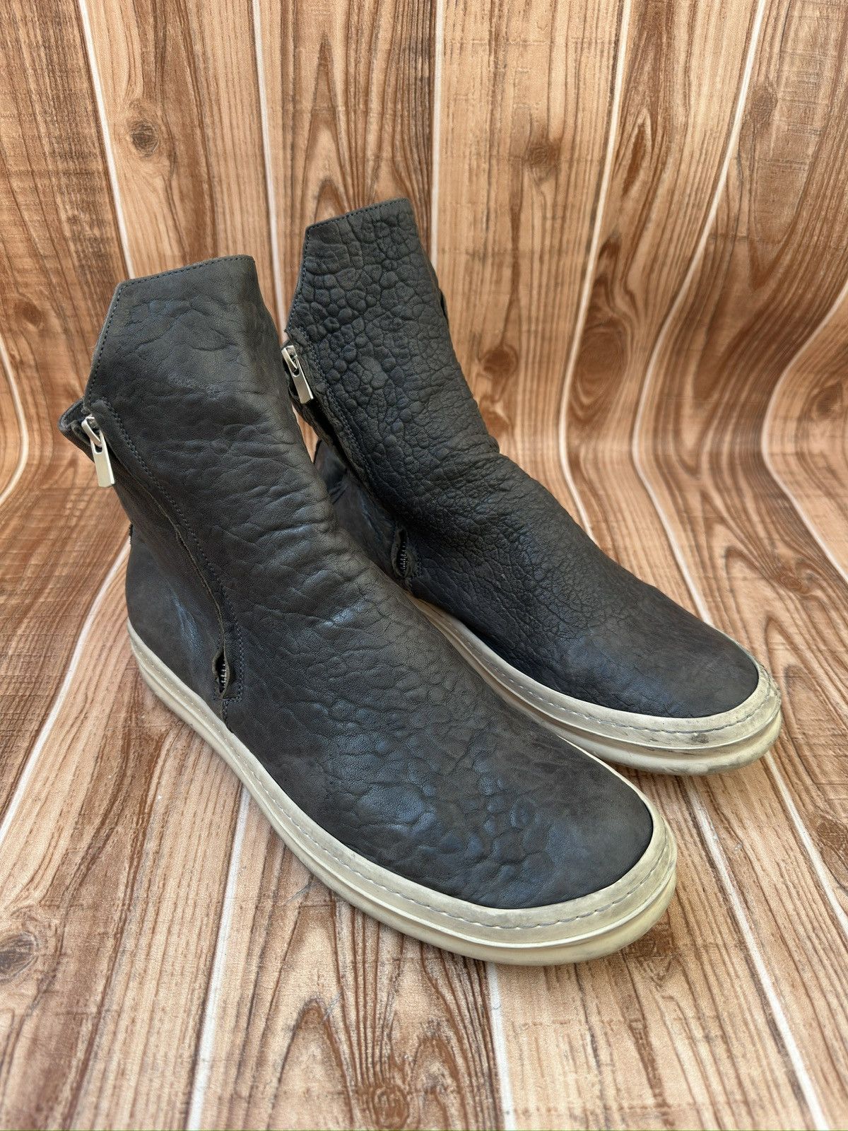 Officine Creative Officine Creative Double Zip up boots Like Rick Owens Size US 12 / EU 45 - 2 Thumbnail