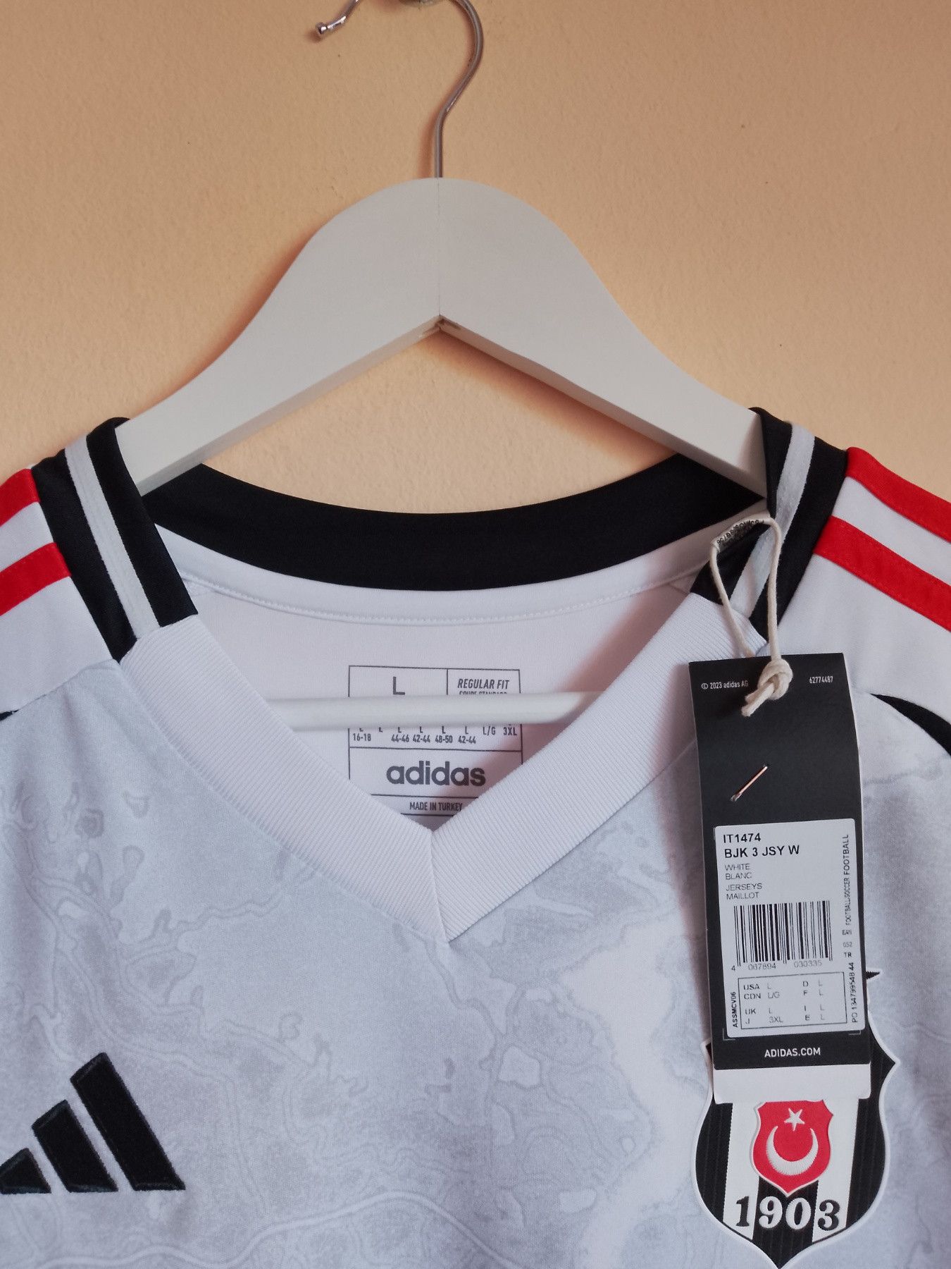 Adidas Besiktas 2024/2025 Demir Ege womens jersey - Size L Size L / US 10 / IT 46 - 5 Thumbnail