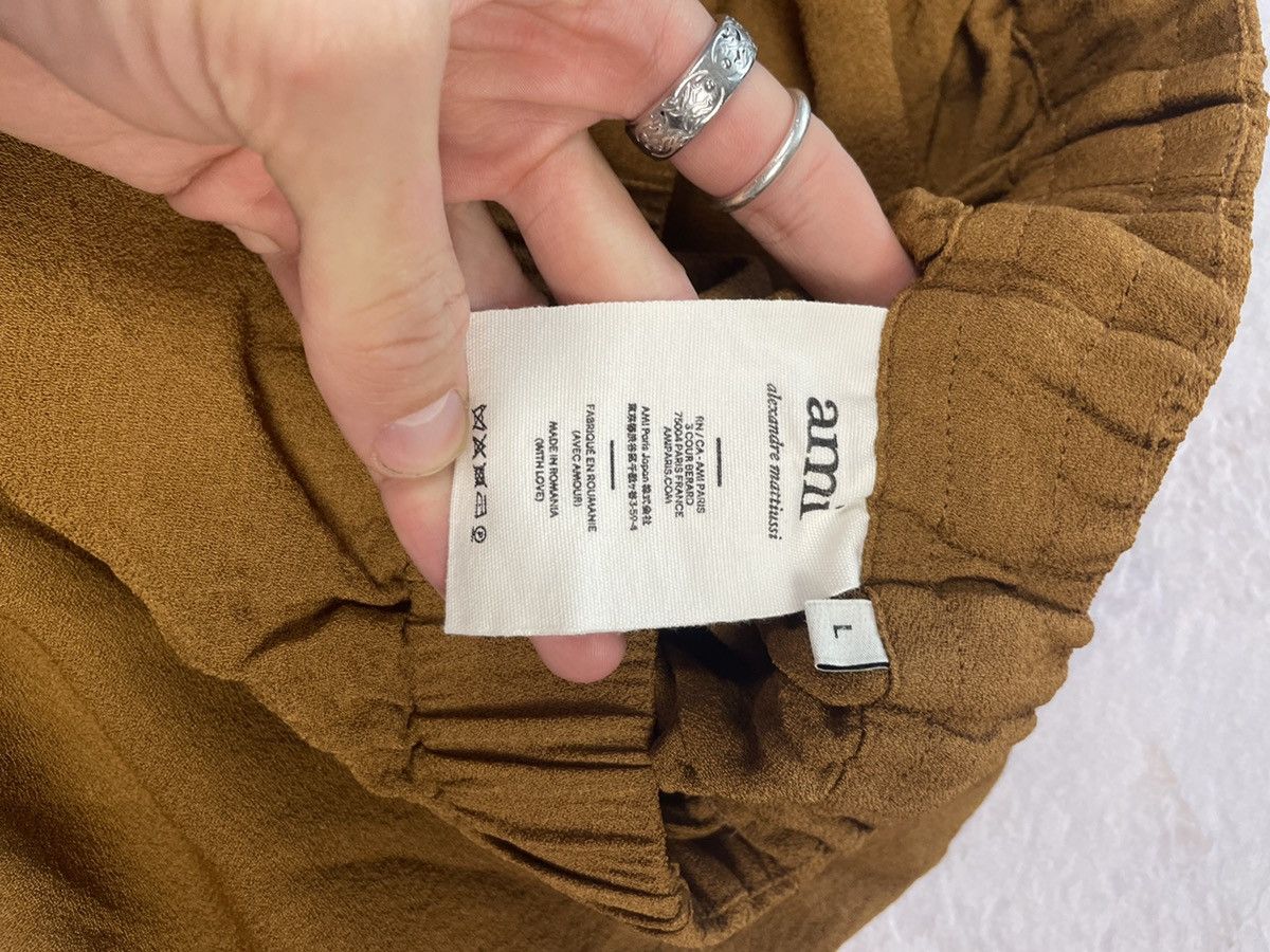 AMI Ami Brown Shorts Viscose Aesthetic Size US 34 / EU 50 - 5 Thumbnail