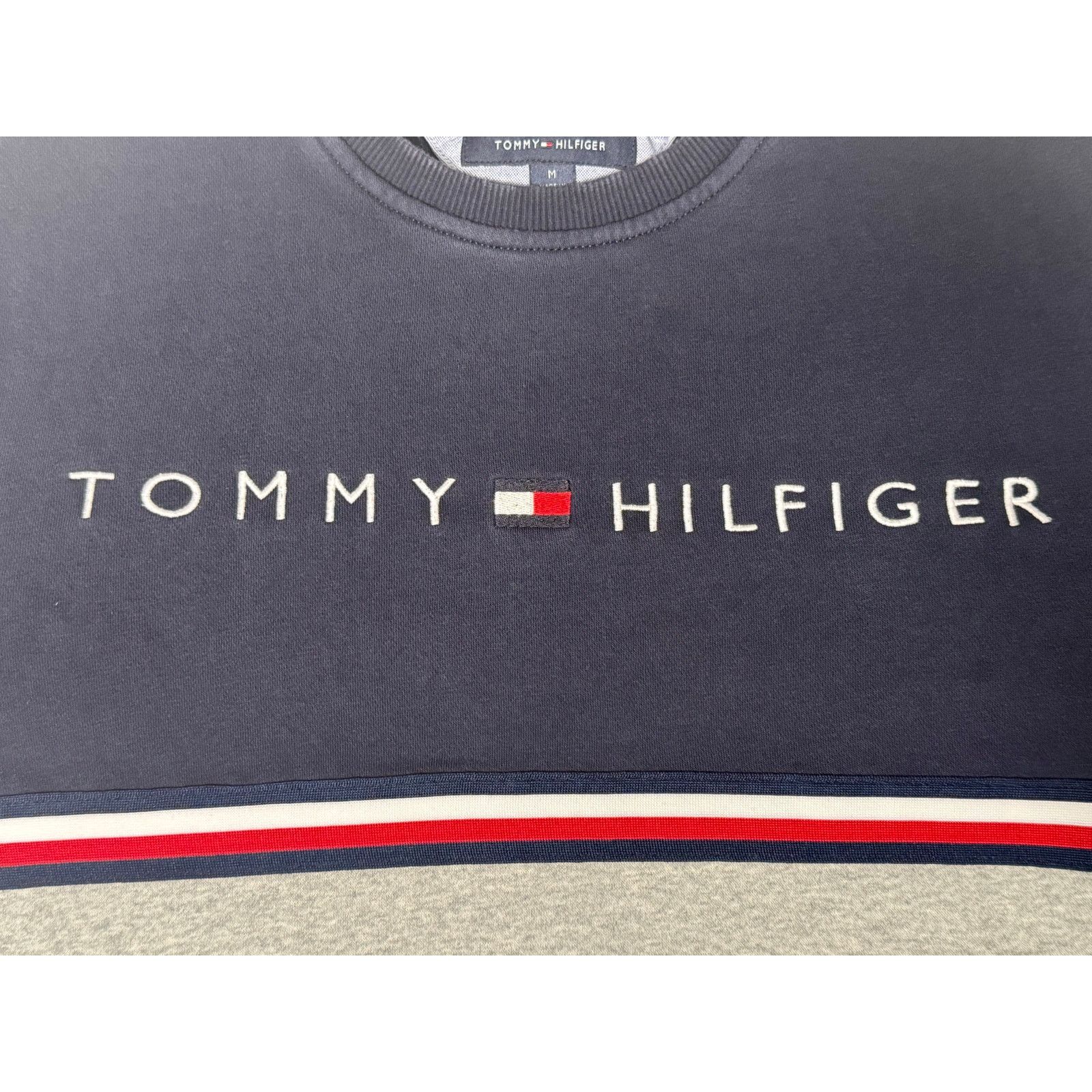 Tommy Hilfiger Tommy Hilfiger Color Block Crewneck Sweatshirt Medium Size US M / EU 48-50 / 2 - 4 Thumbnail