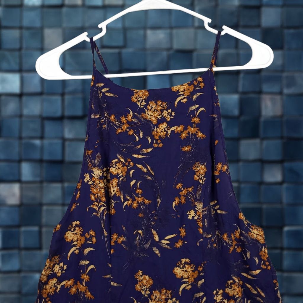 Free People Free People Floral Printed Mini dress Women's Size blue Size S / US 4 / IT 40 - 1 Thumbnail