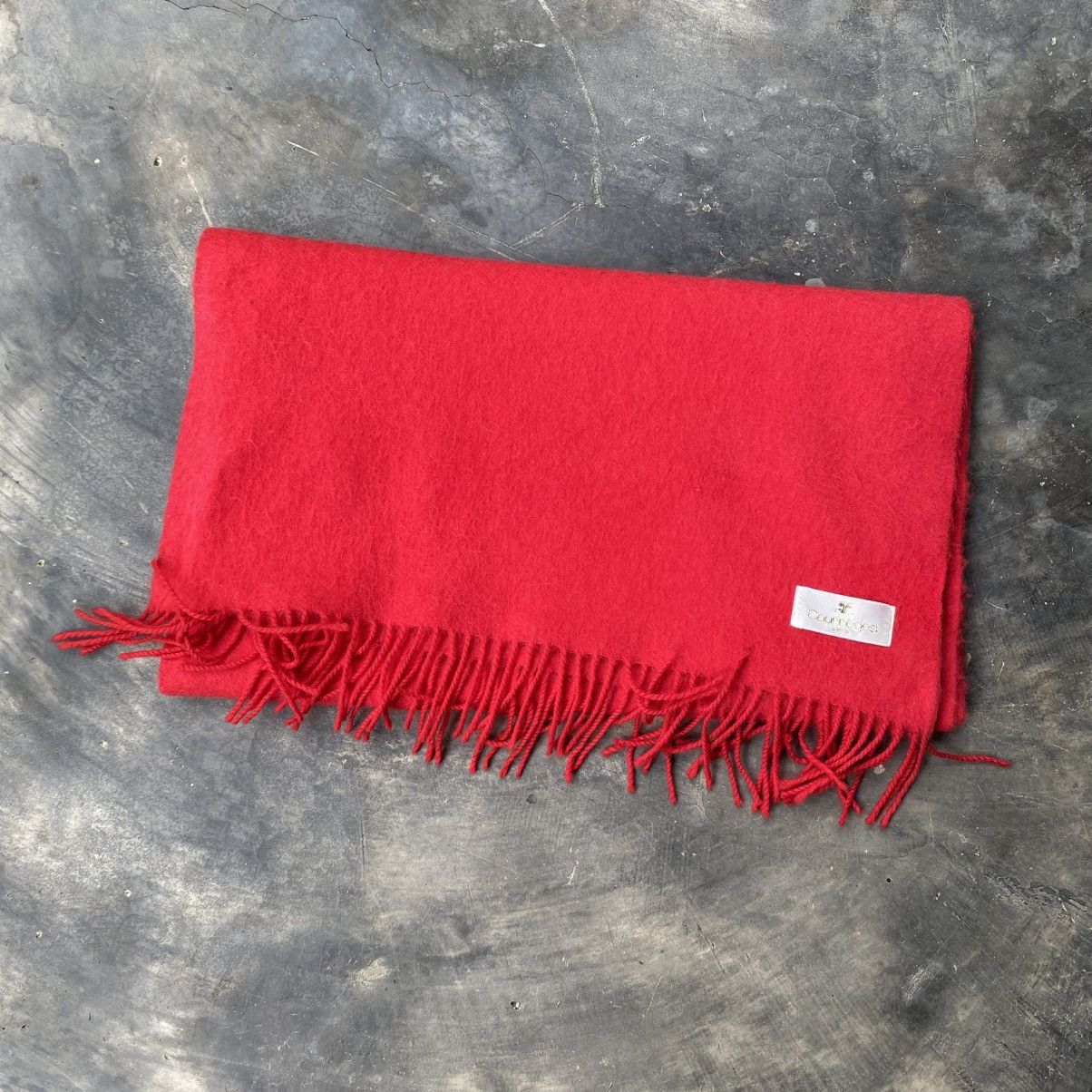 Courreges Courreges 100% Red Wool Scarf – Soft & Cozy Size ONE SIZE - 15 Thumbnail