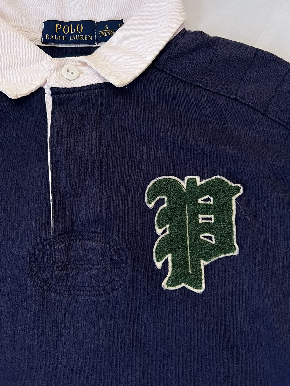 Polo Ralph Lauren 00’s RALPH LAUREN BIG BACK LOGO FADED LONGSLEEVE POLO Size US S / EU 44-46 / 1 - 4 Thumbnail
