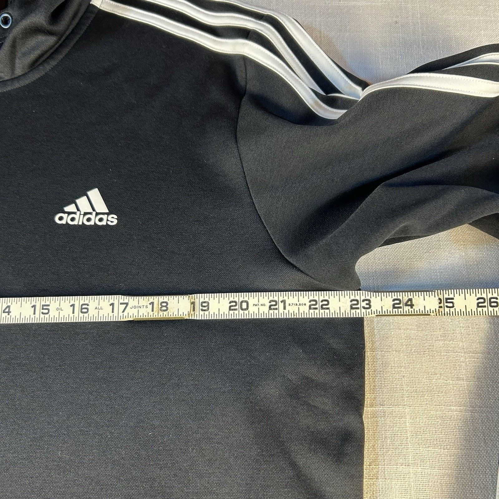 Adidas Adidas Men Jacket Full Zip 3 Stripe Athletic L/G Climawarm Size US L / EU 52-54 / 3 - 3 Thumbnail