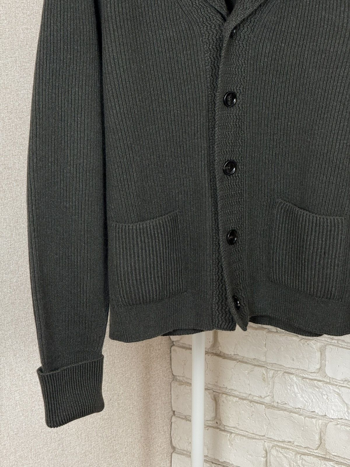 Tom Ford Tom Ford Cashmere Green Cardigan Sweater Size US L / EU 52-54 / 3 - 4 Thumbnail