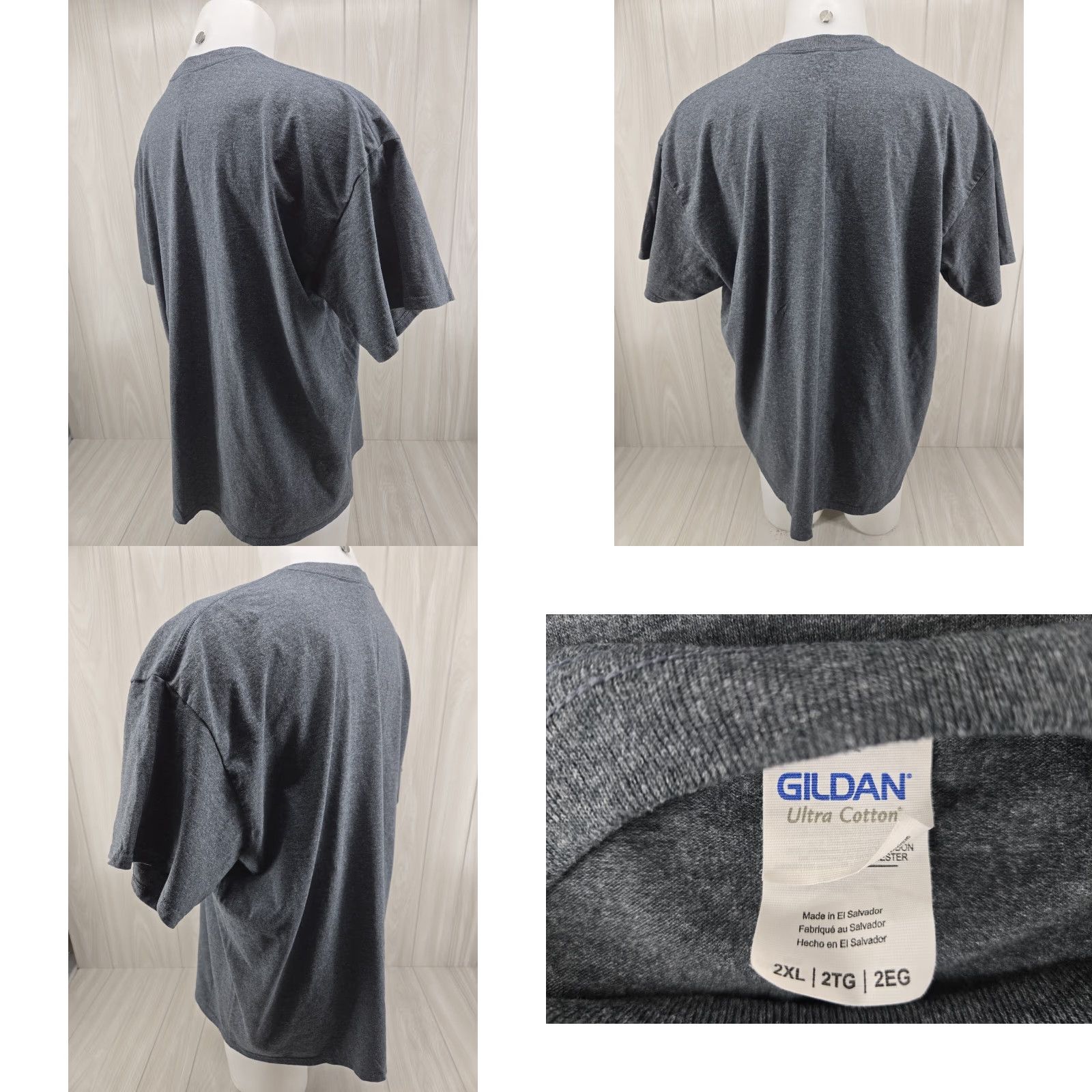 Gildan University of Mary UMary Marauders Men's Logo T-Shirt Gray 2XL Shirt Short Sleeve Logo 90s/2000s Theme Mens Size US XXL / EU 58 / 5 - 8 Thumbnail
