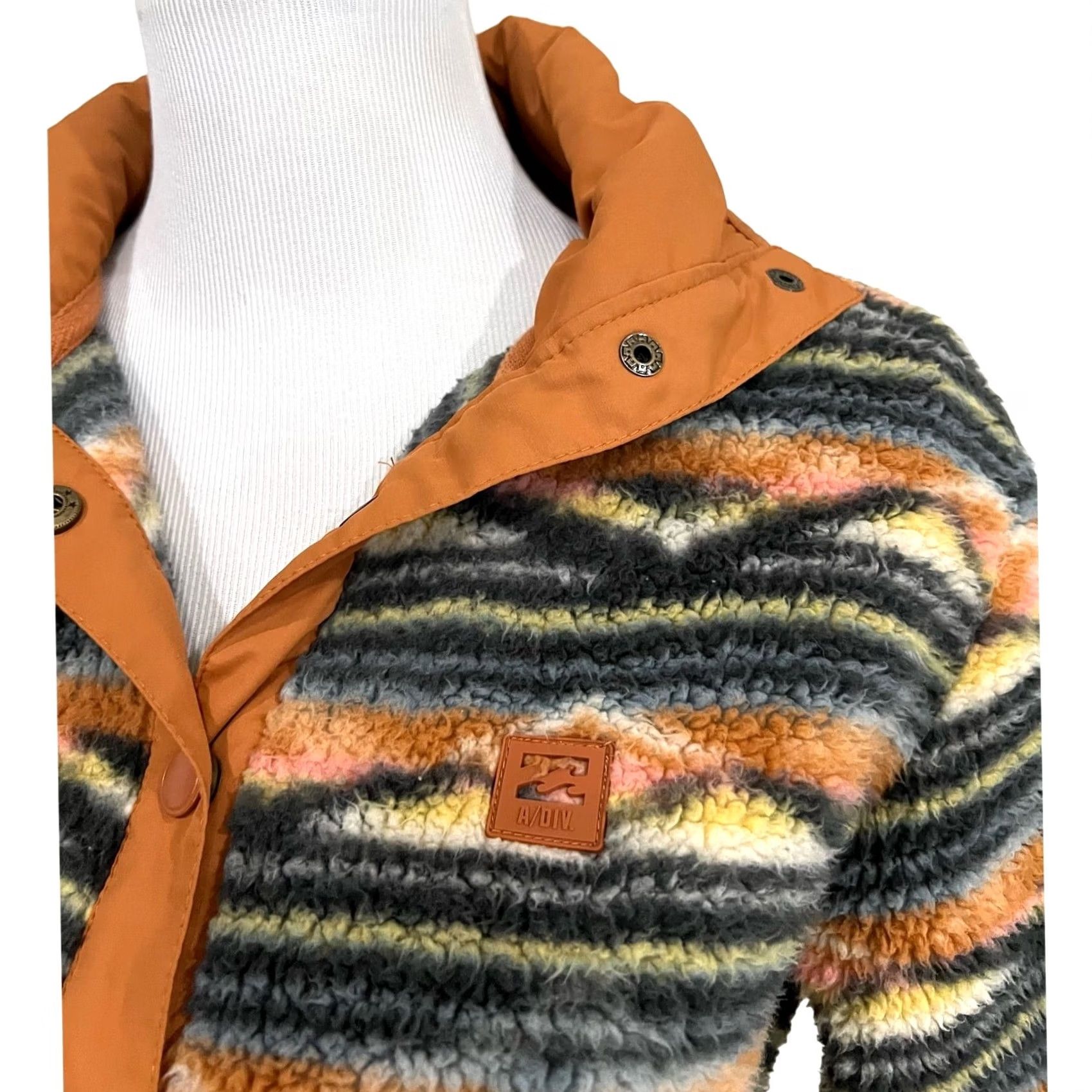 Billabong Billabong A/Div Switchback Sherpa Pullover Aztec 1/4 Snap Mock Neck Sz S Multicolor Fleece Sweatshirt Women Pullover Size S / US 4 / IT 40 - 6 Thumbnail