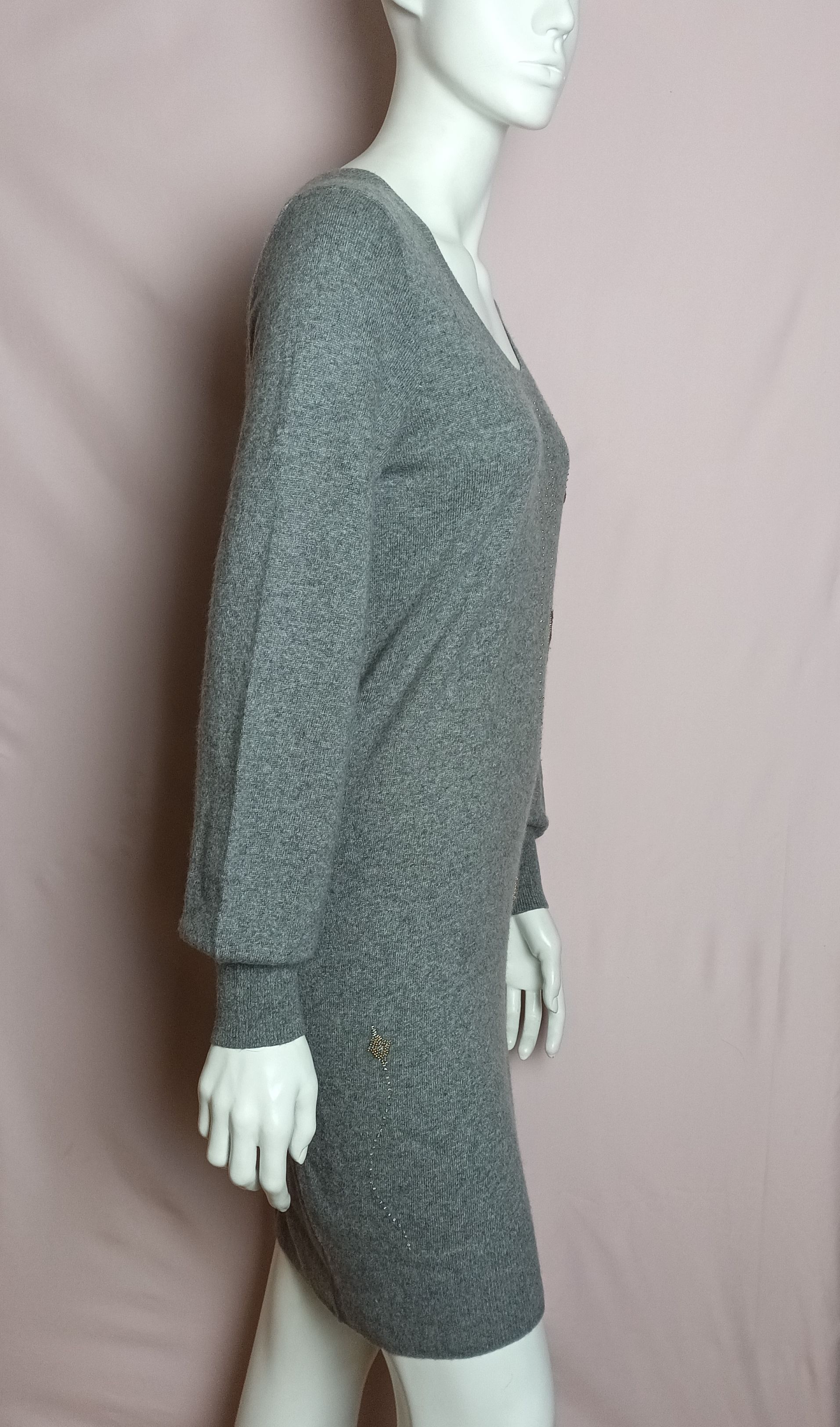 Tsumori Chisato Tsumori Chisato Gray Wool Cashmere Bead Size M / US 6-8 / IT 42-44 - 4 Thumbnail