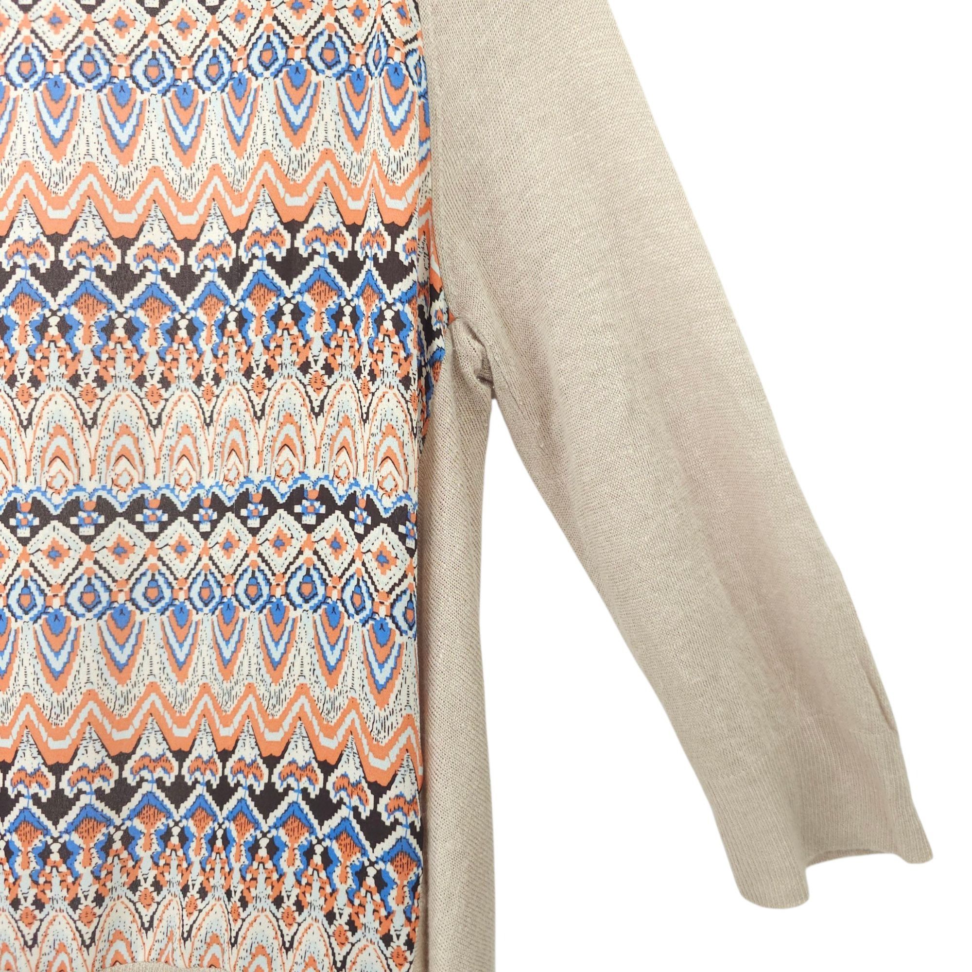 Chicos Chicos Open Front Cardigan Womens Size 1 US M/8 Sweater Tan Size M / US 6-8 / IT 42-44 - 16 Thumbnail