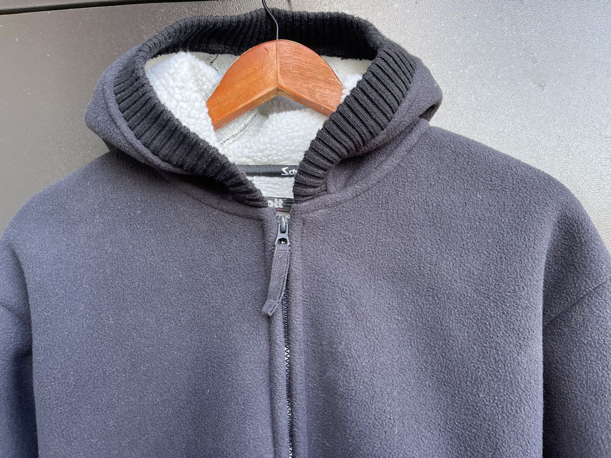 Schott Schott NYC Hoodie Full zip Sherpa Teddy Lined Fleece Jacket Size US L / EU 52-54 / 3 - 17 Thumbnail