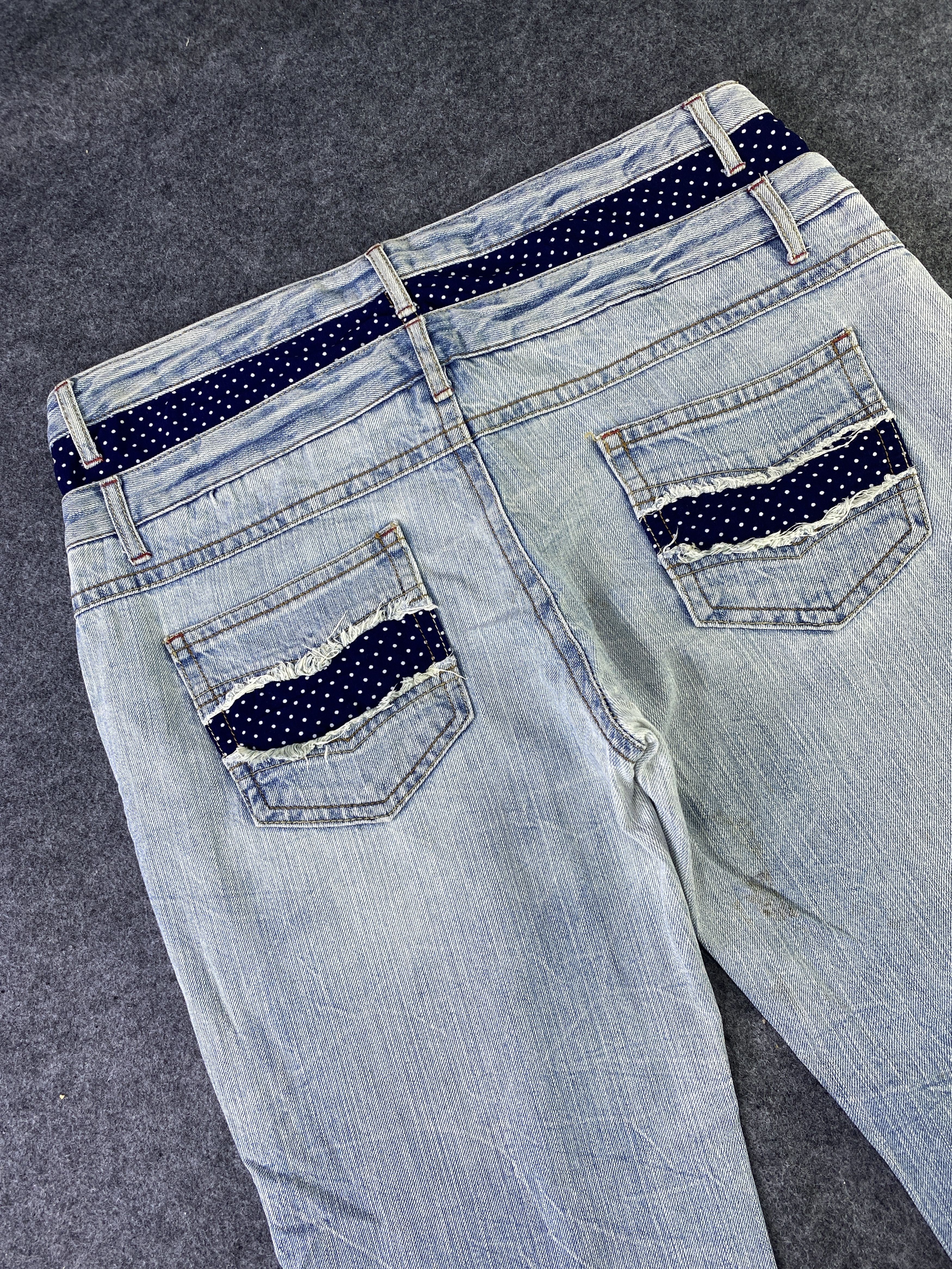 Japanese Brand Japanese Brand Blue Wash Jeans - J892 Size 37" - 9 Thumbnail