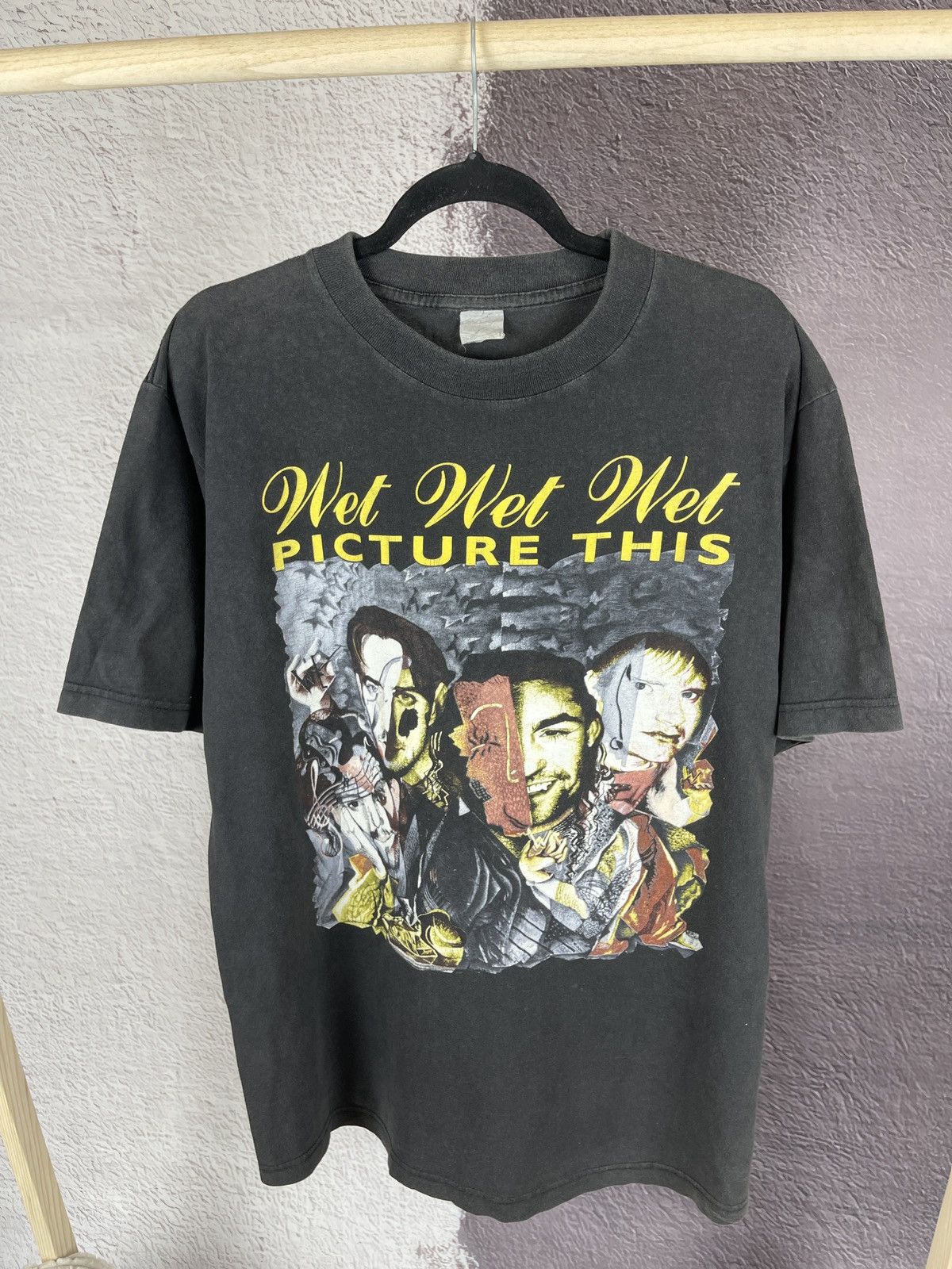 Band Tees Wet Wet Wet vintage 1995 Picture This at Christmas tour tee Size US L / EU 52-54 / 3 - 3 Thumbnail