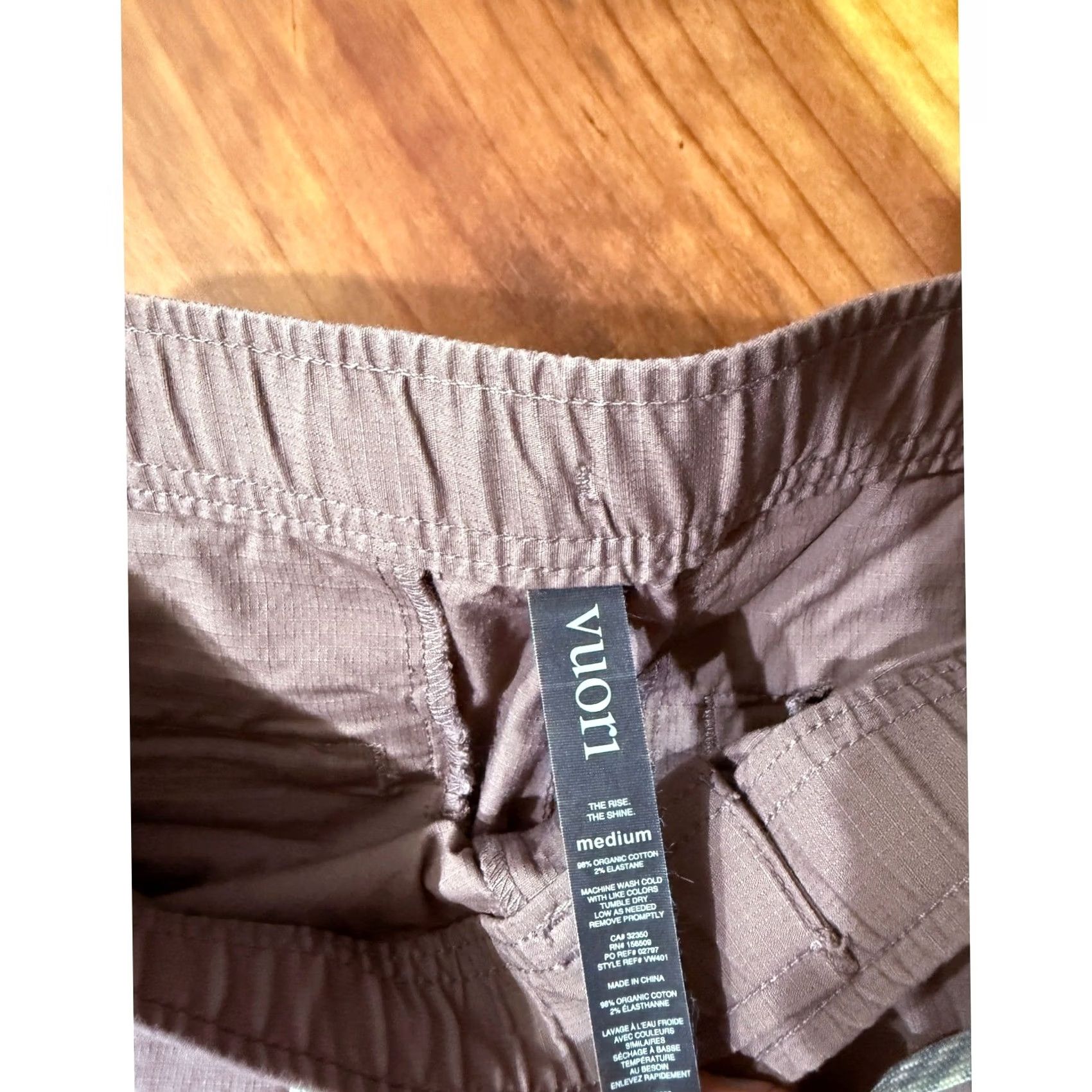 Vuori Vuori Pants Womens M Purple Women Drawstring Performance Ripstop Cotton Athletic Size 30" / US 8 / IT 44 - 3 Thumbnail