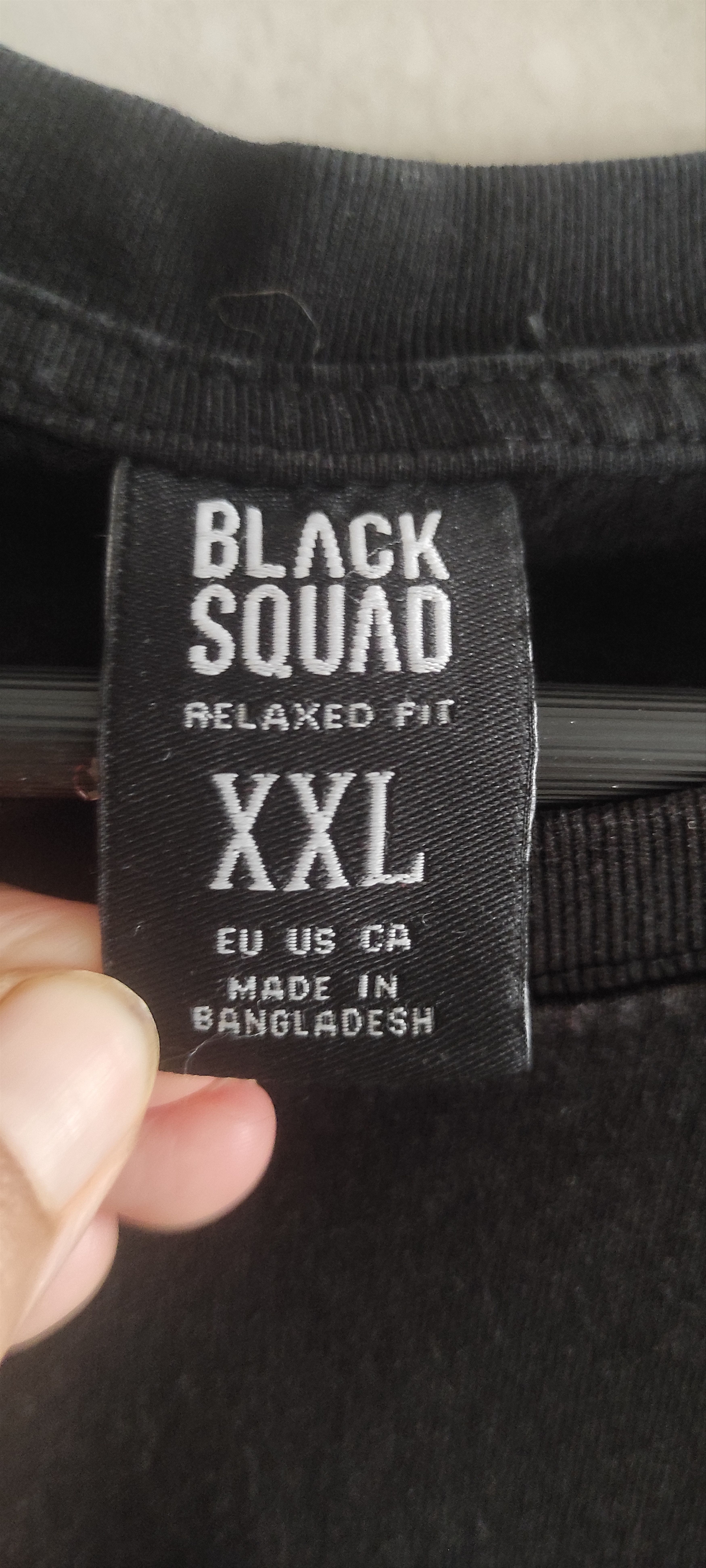 Japanese Brand × Vintage Black Squad 1995 Tokyo World Tour Paranoid Society Japan Tee Size US XXL / EU 58 / 5 - 9 Thumbnail