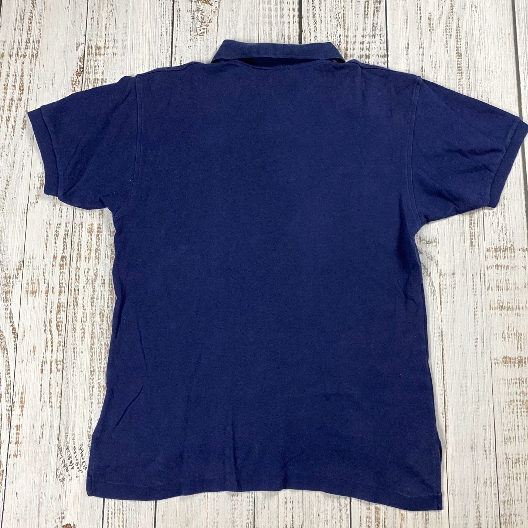 Nike VINTAGE 90S NIKE POLO SHIRT EMBROIDERED SWOOSH 100% COTTON MENS SMALL NAVY BLUE Size US S / EU 44-46 / 1 - 4 Thumbnail