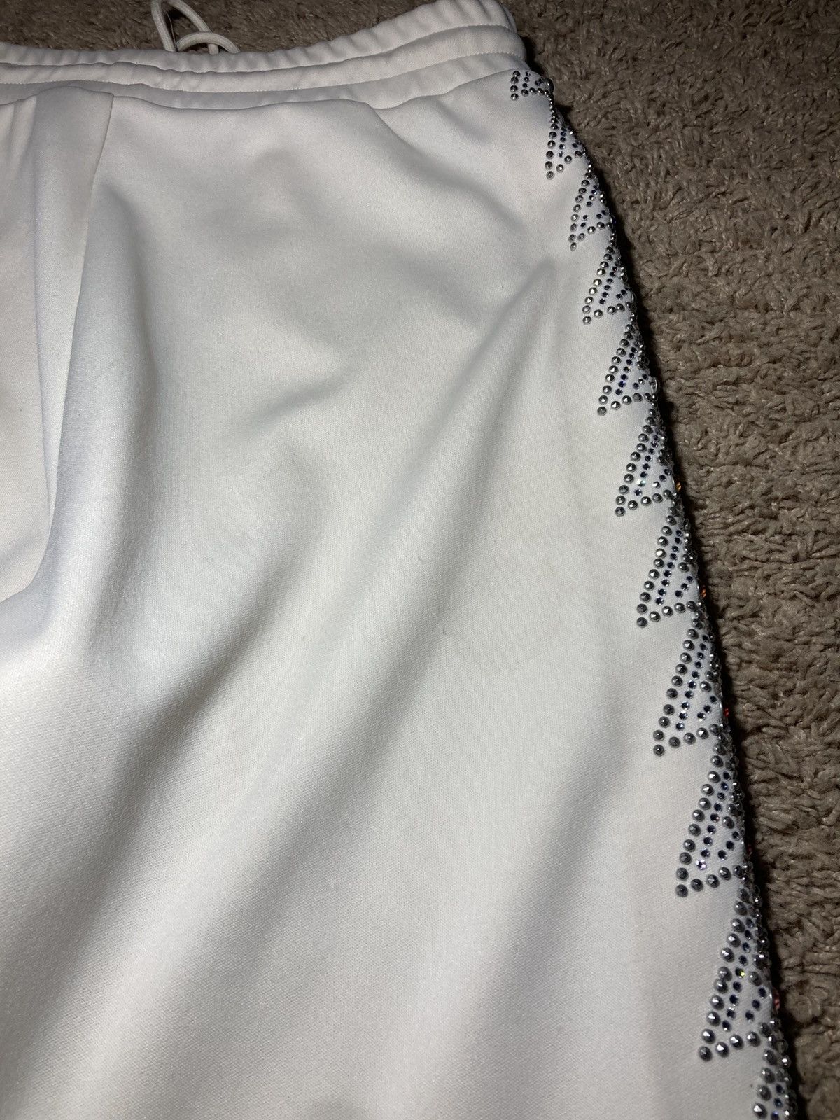 Celine SS23 Celine Lightning Crystal Sweatpants Cream 2023 Jewel S Size US 30 / EU 46 - 17 Thumbnail