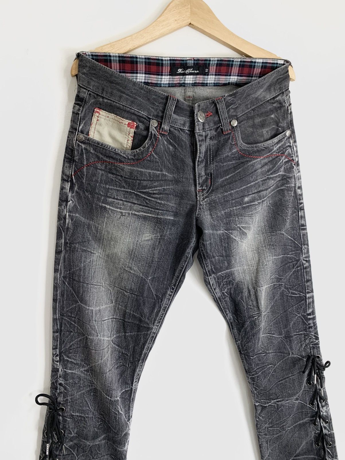 If Six Was Nine Lace up rootthree pant vkei style japanese brand Size US 33 - 2 Thumbnail